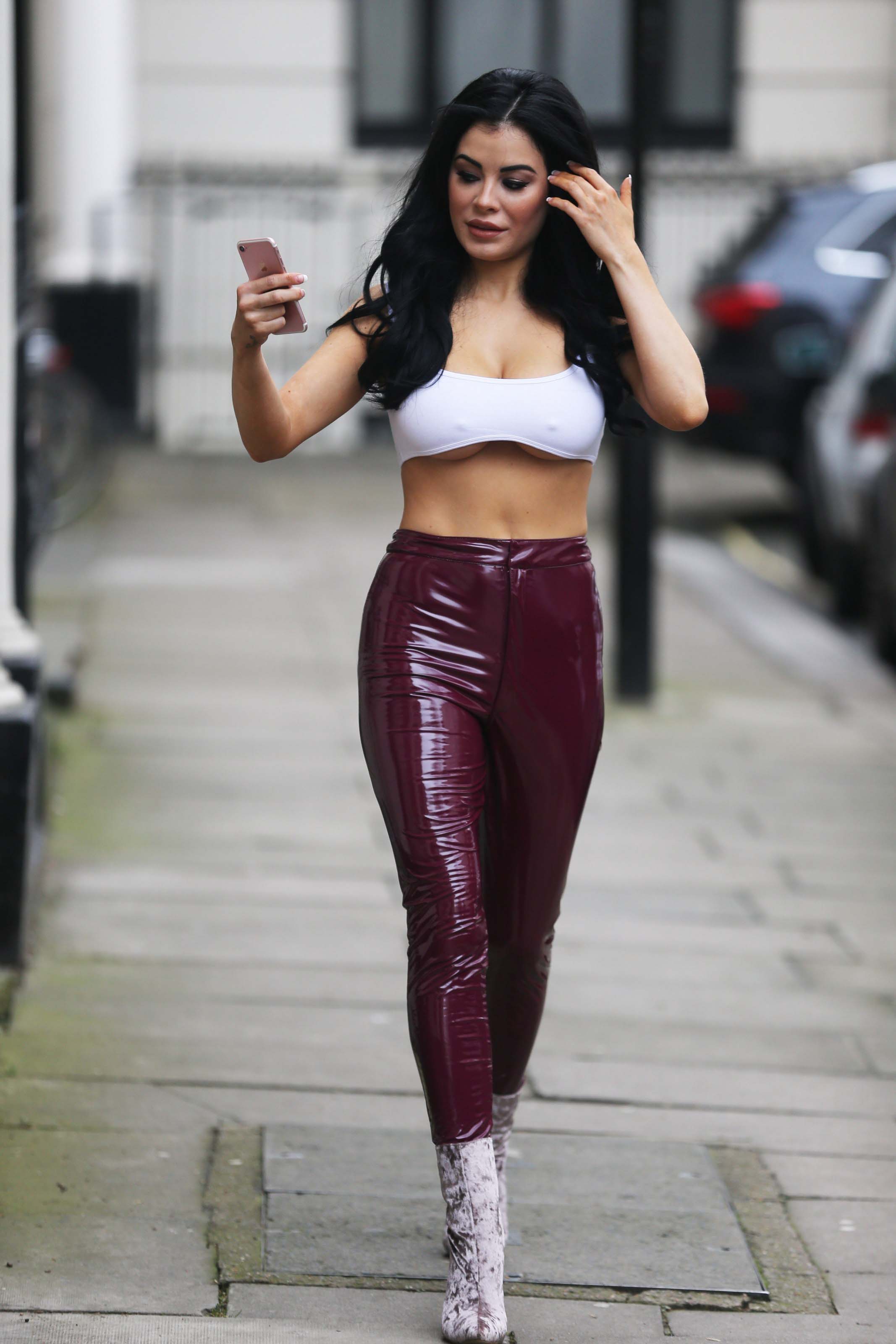 Carla Howe out and about in London