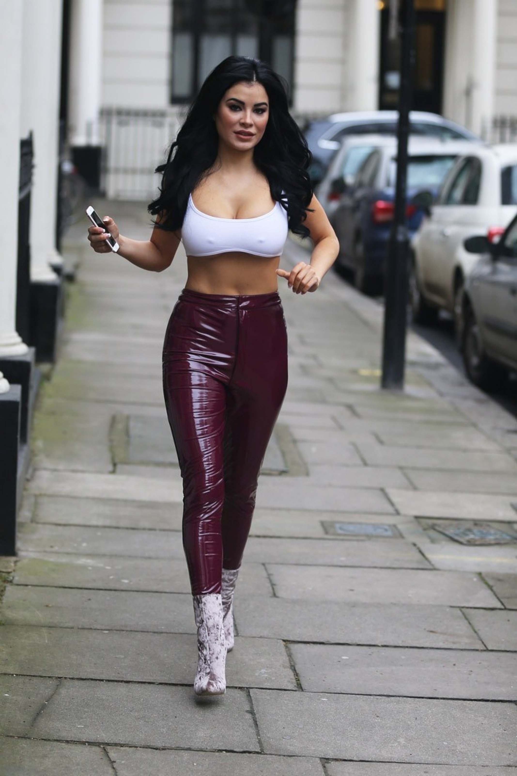 Carla Howe out and about in London