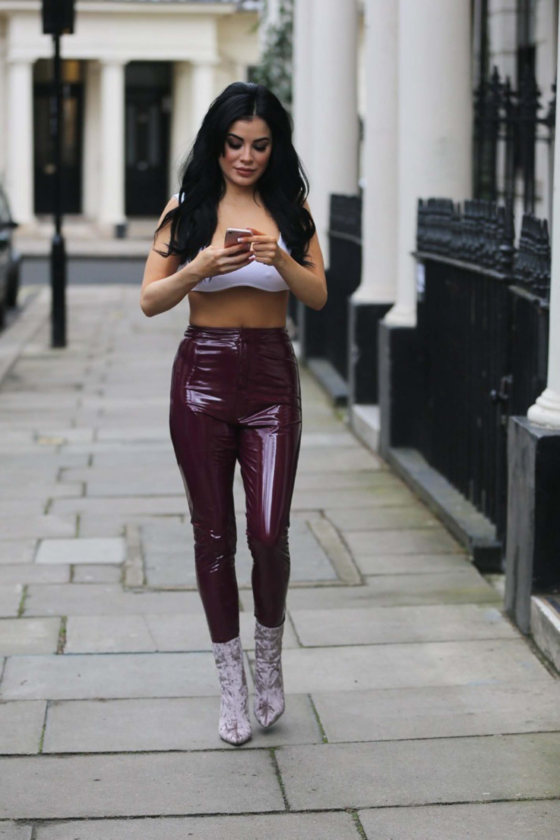 Carla Howe out and about in London