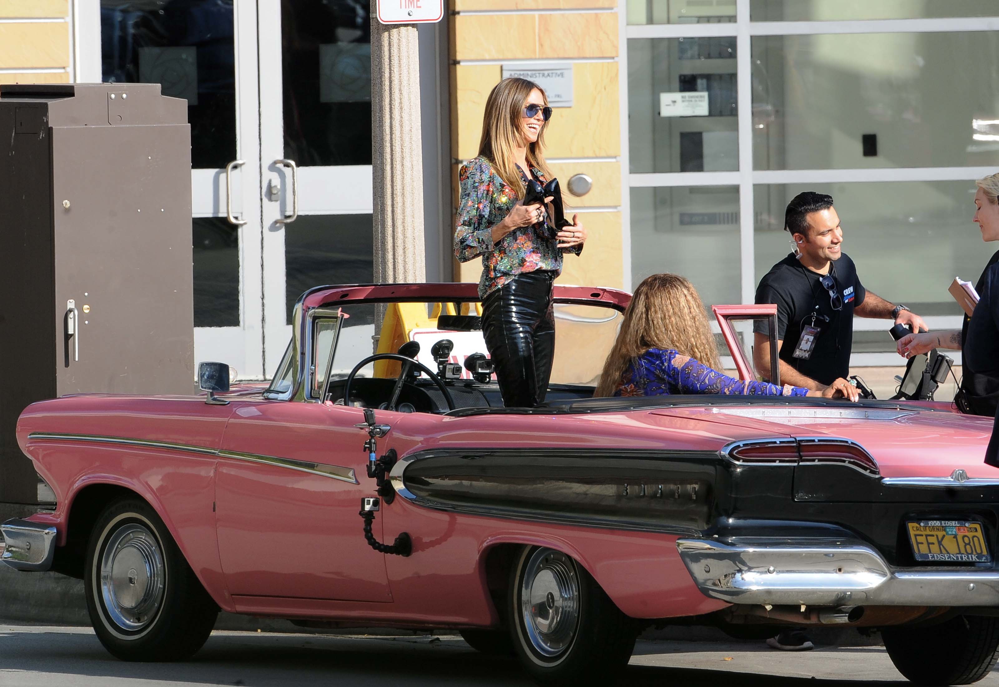 Heidi Klum at America’s Got Talent auditions