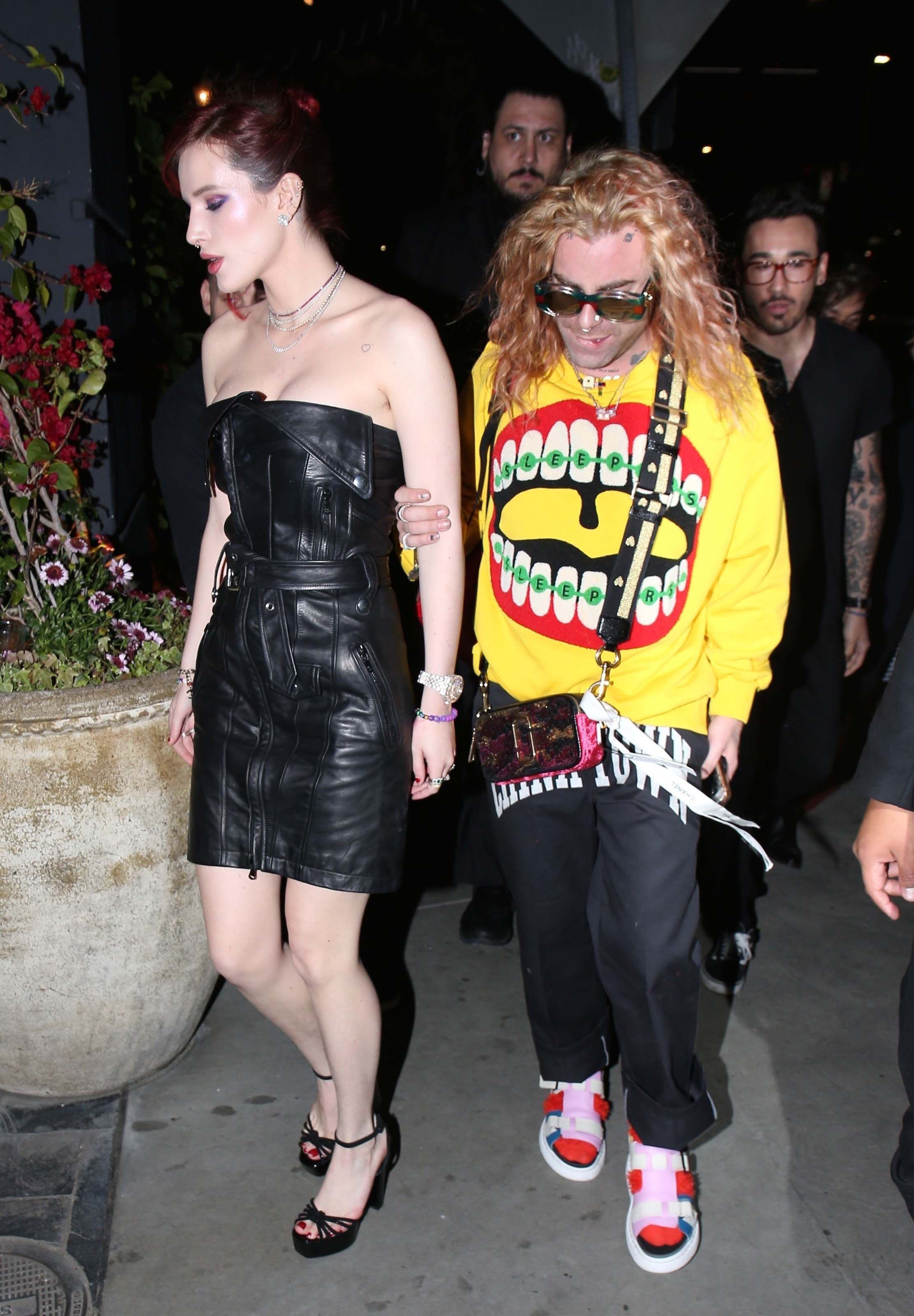 Bella Thorne was spotted arriving at Avenue nightclub