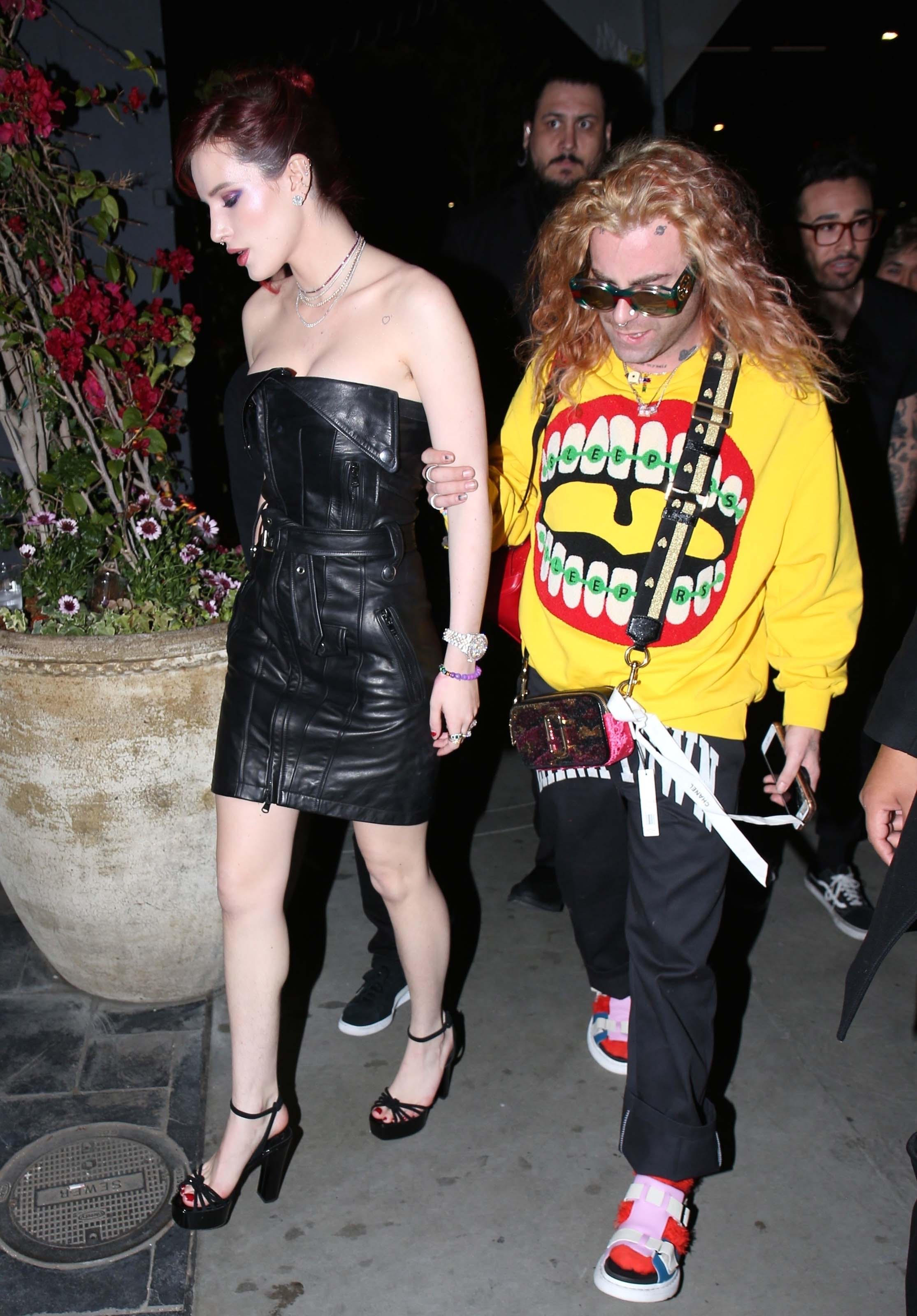 Bella Thorne was spotted arriving at Avenue nightclub