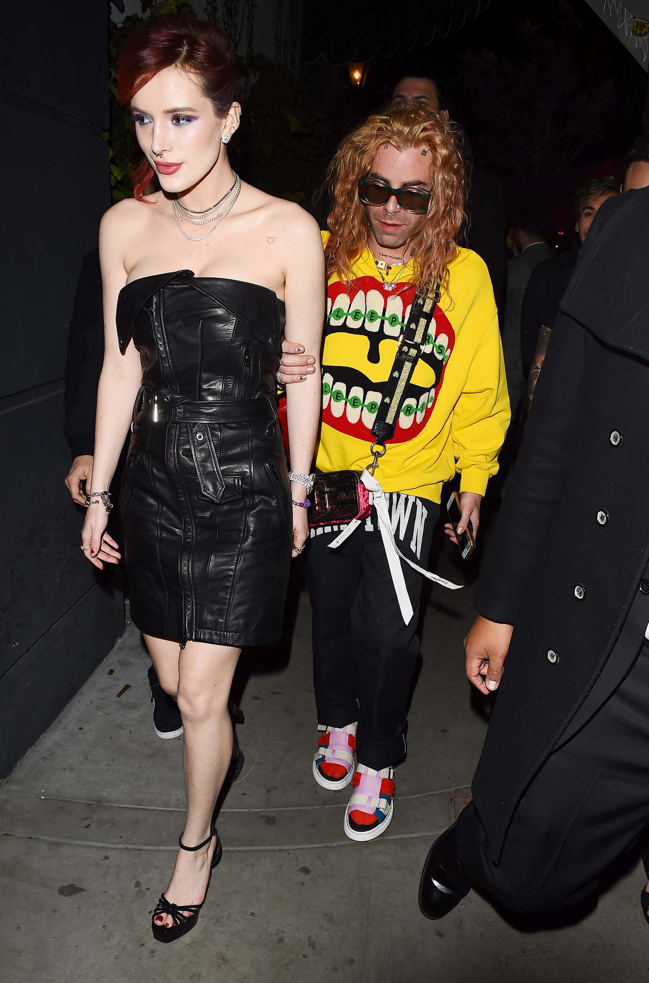 Bella Thorne was spotted arriving at Avenue nightclub