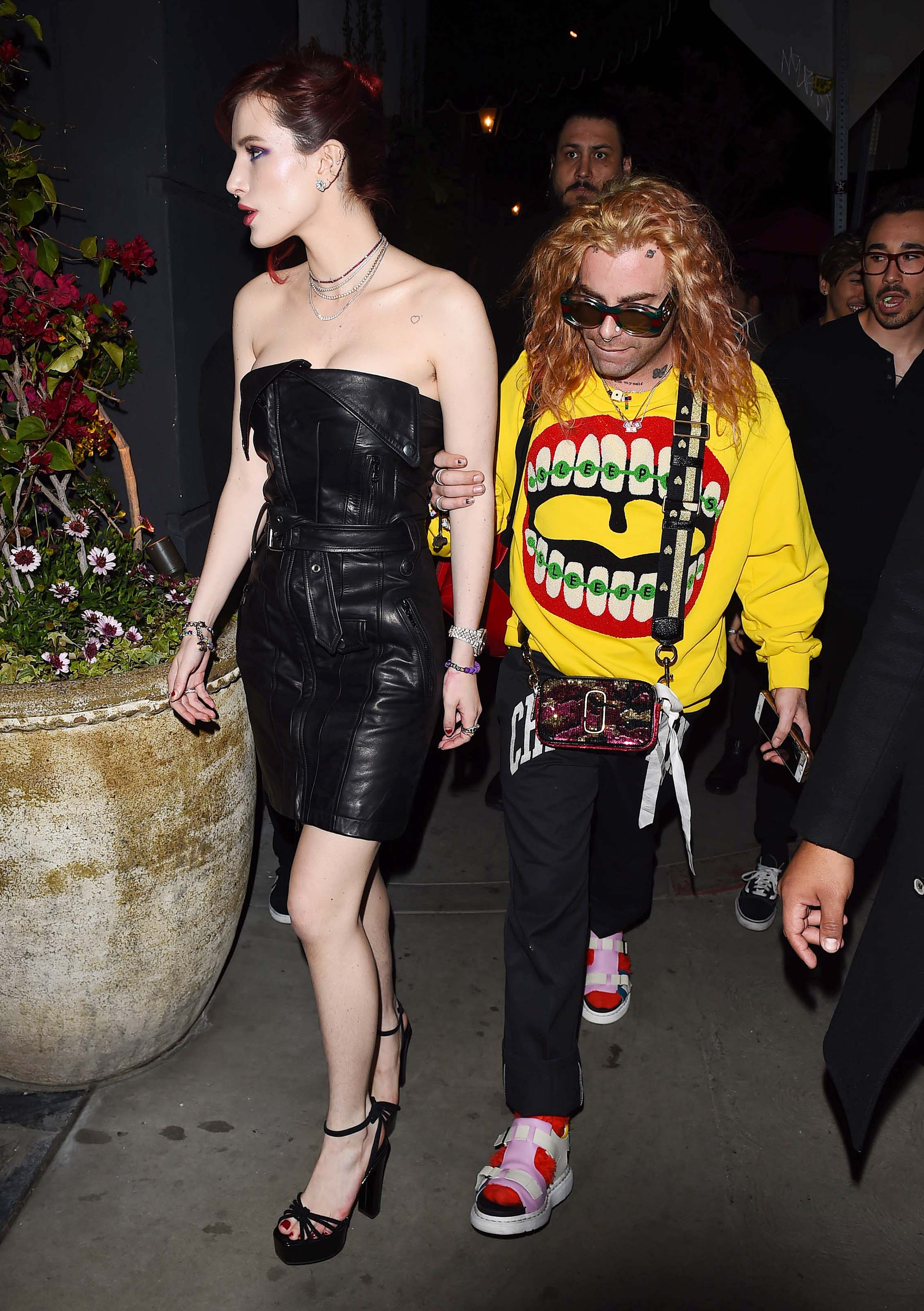 Bella Thorne was spotted arriving at Avenue nightclub