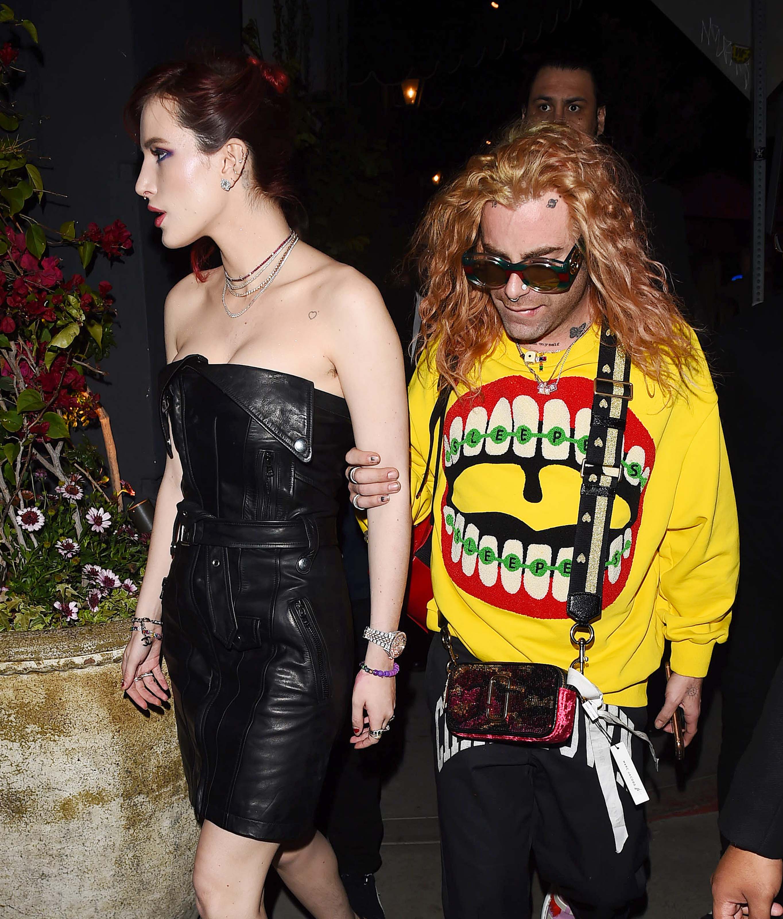 Bella Thorne was spotted arriving at Avenue nightclub