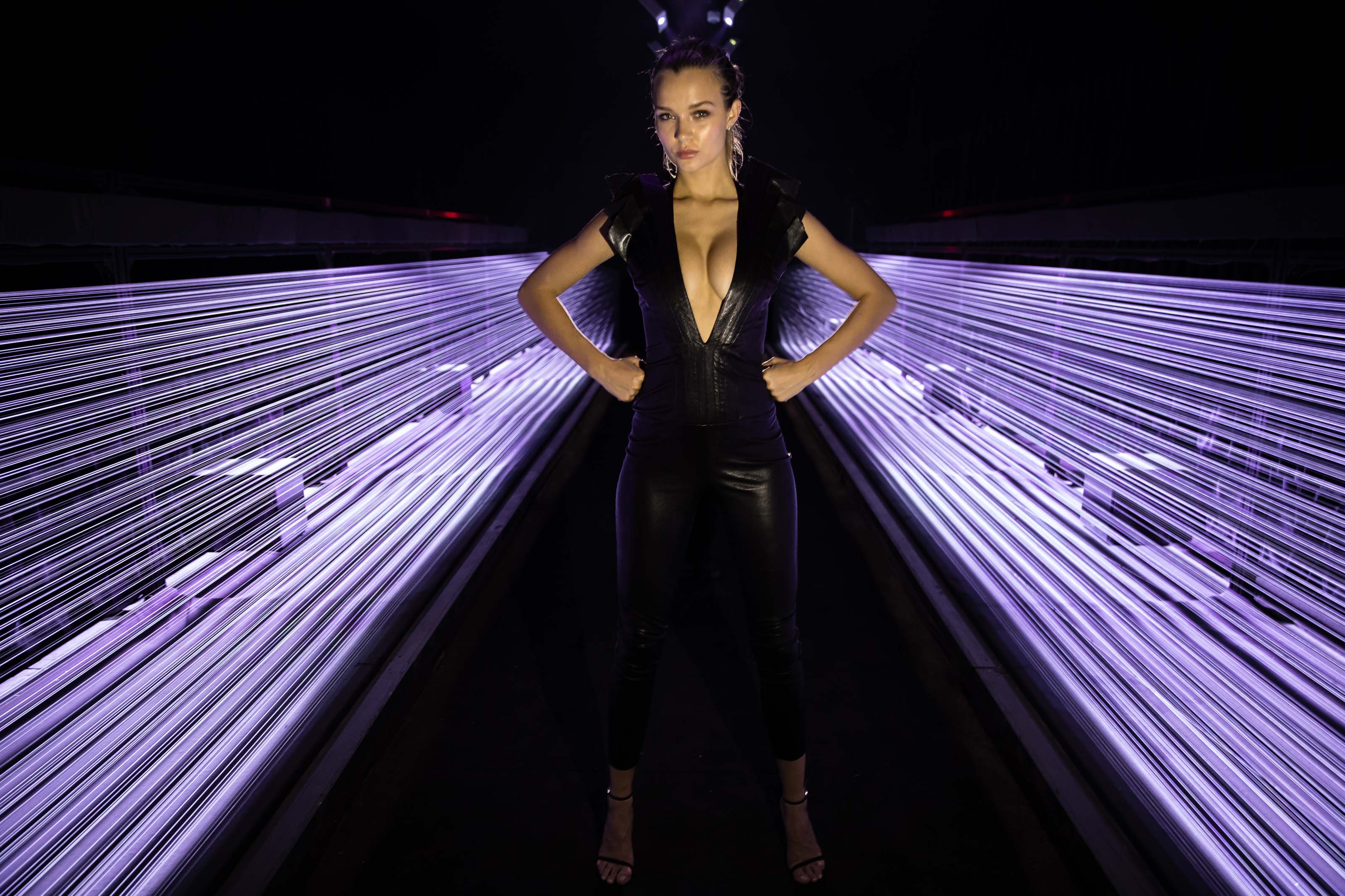 Josephine Skriver attends Acoustic Vessel ‘Odyessey’ Tunnel Sony`s #LostInMusic SXSW Festival