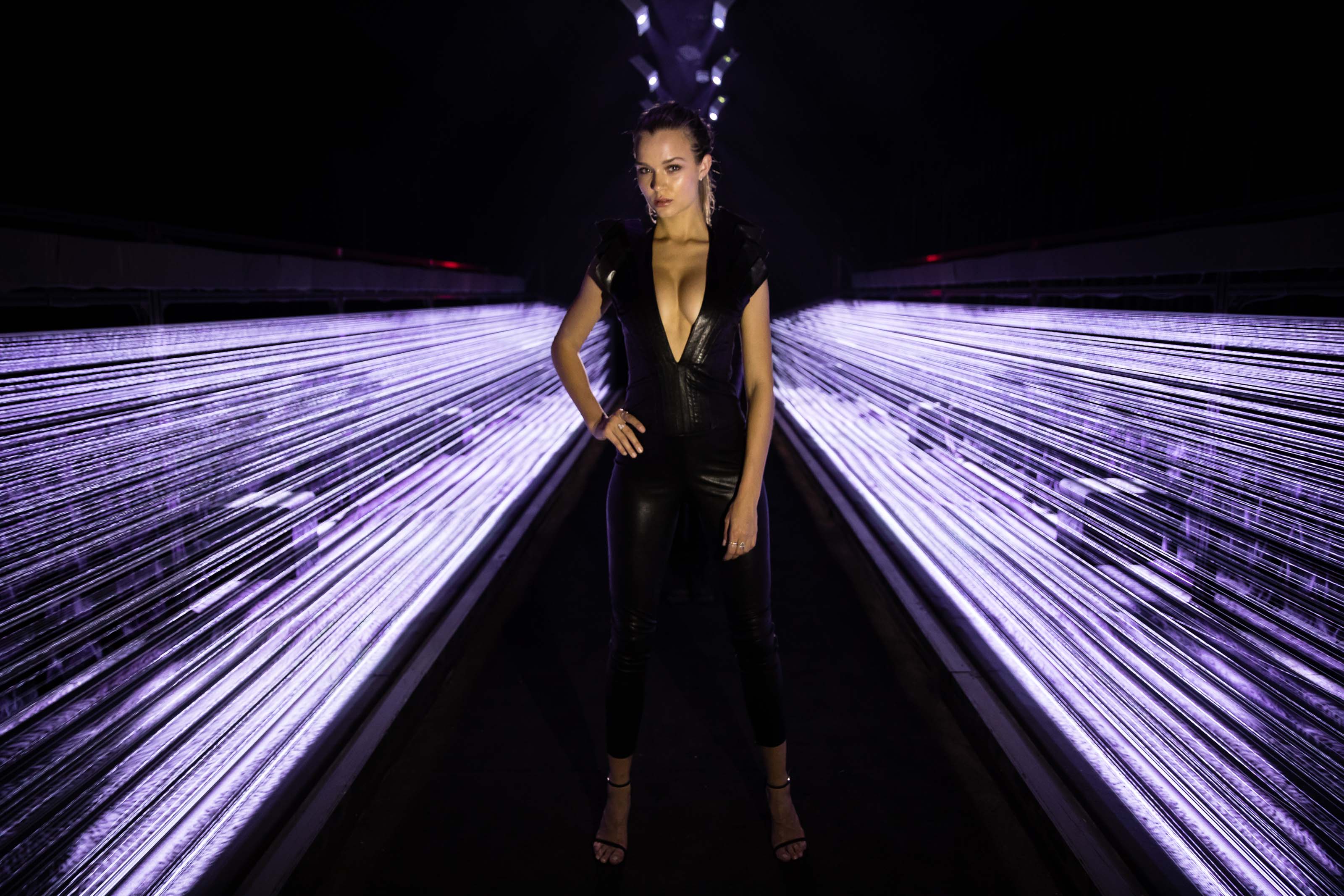 Josephine Skriver attends Acoustic Vessel ‘Odyessey’ Tunnel Sony`s #LostInMusic SXSW Festival