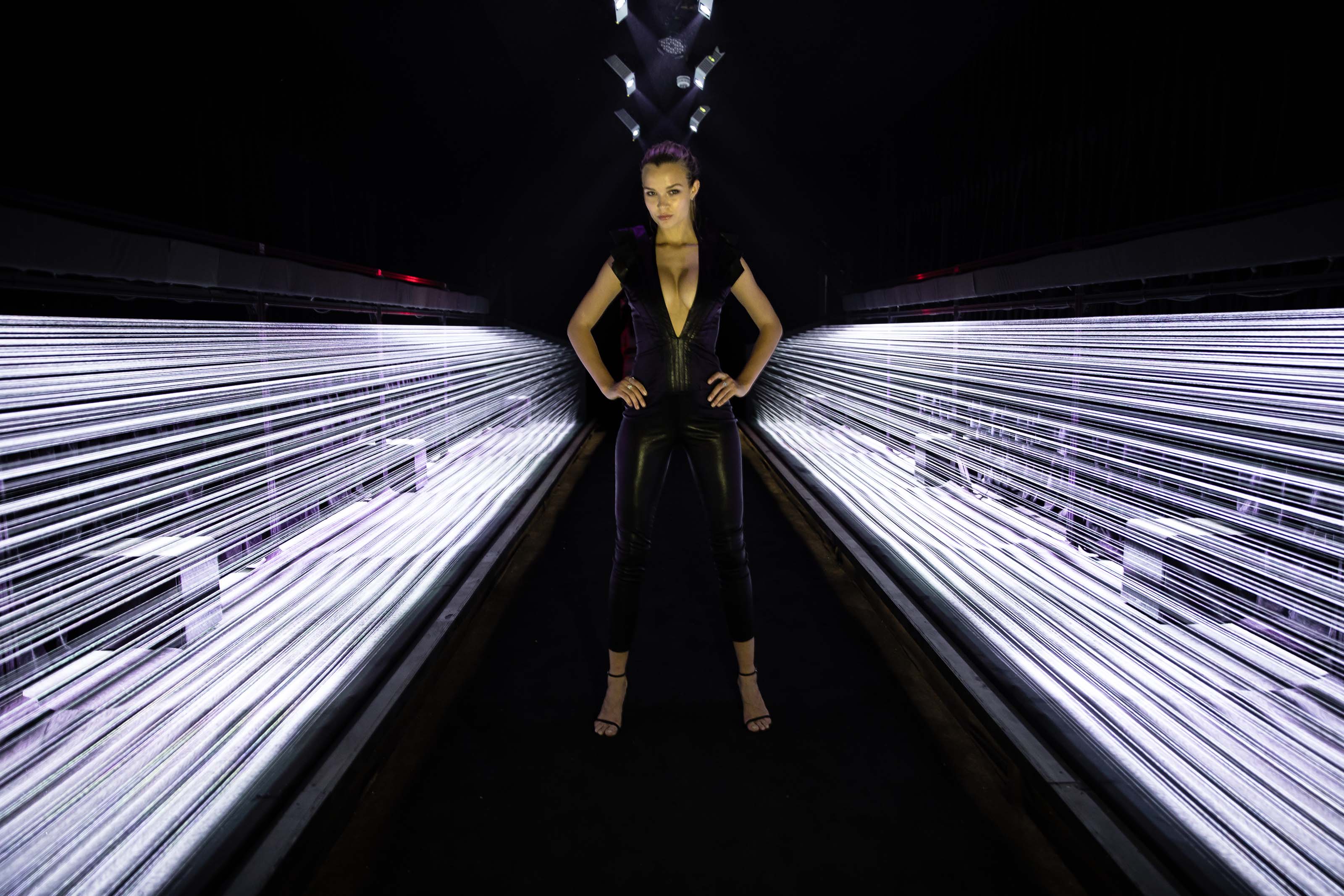 Josephine Skriver attends Acoustic Vessel ‘Odyessey’ Tunnel Sony`s #LostInMusic SXSW Festival