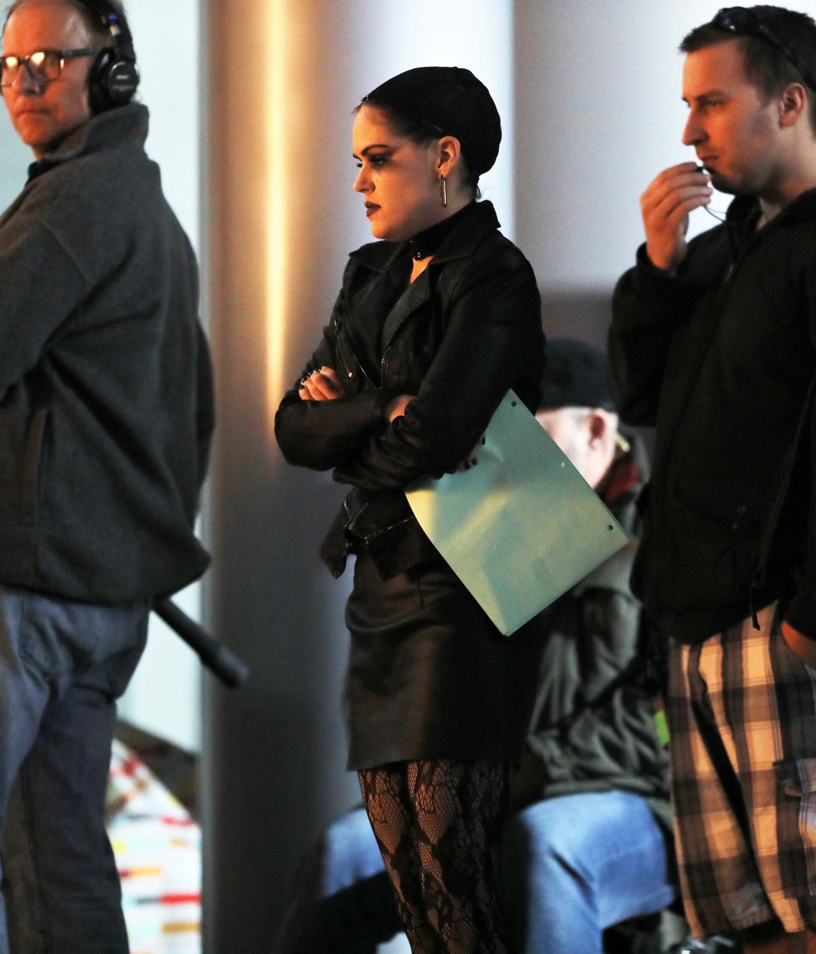Rachel Bilson on the set of the TV show ‘Take Two’