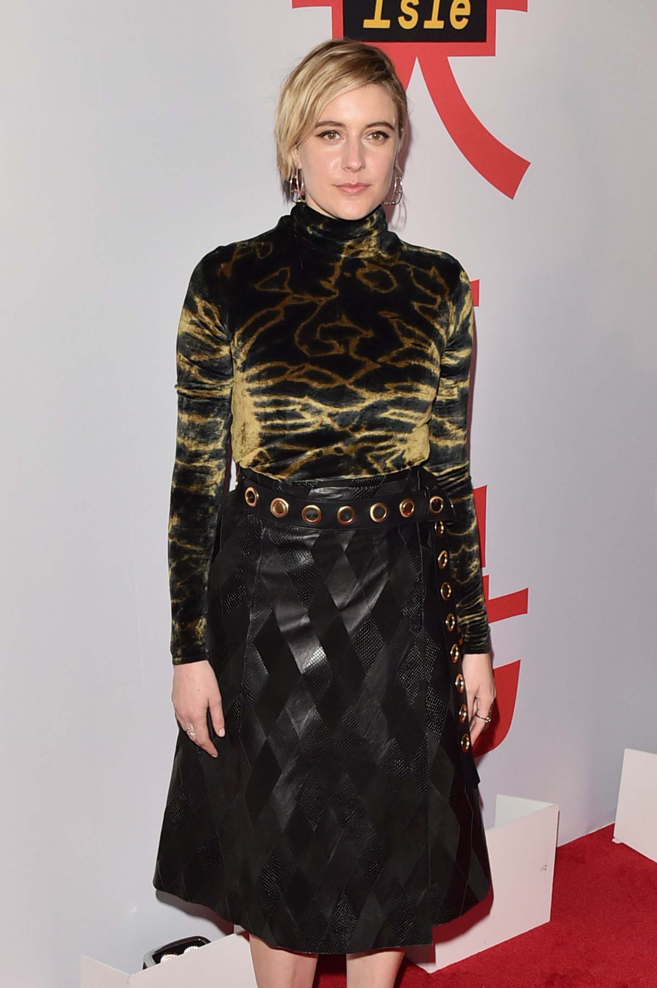 Greta Gerwig attends Isle of Dogs film screening