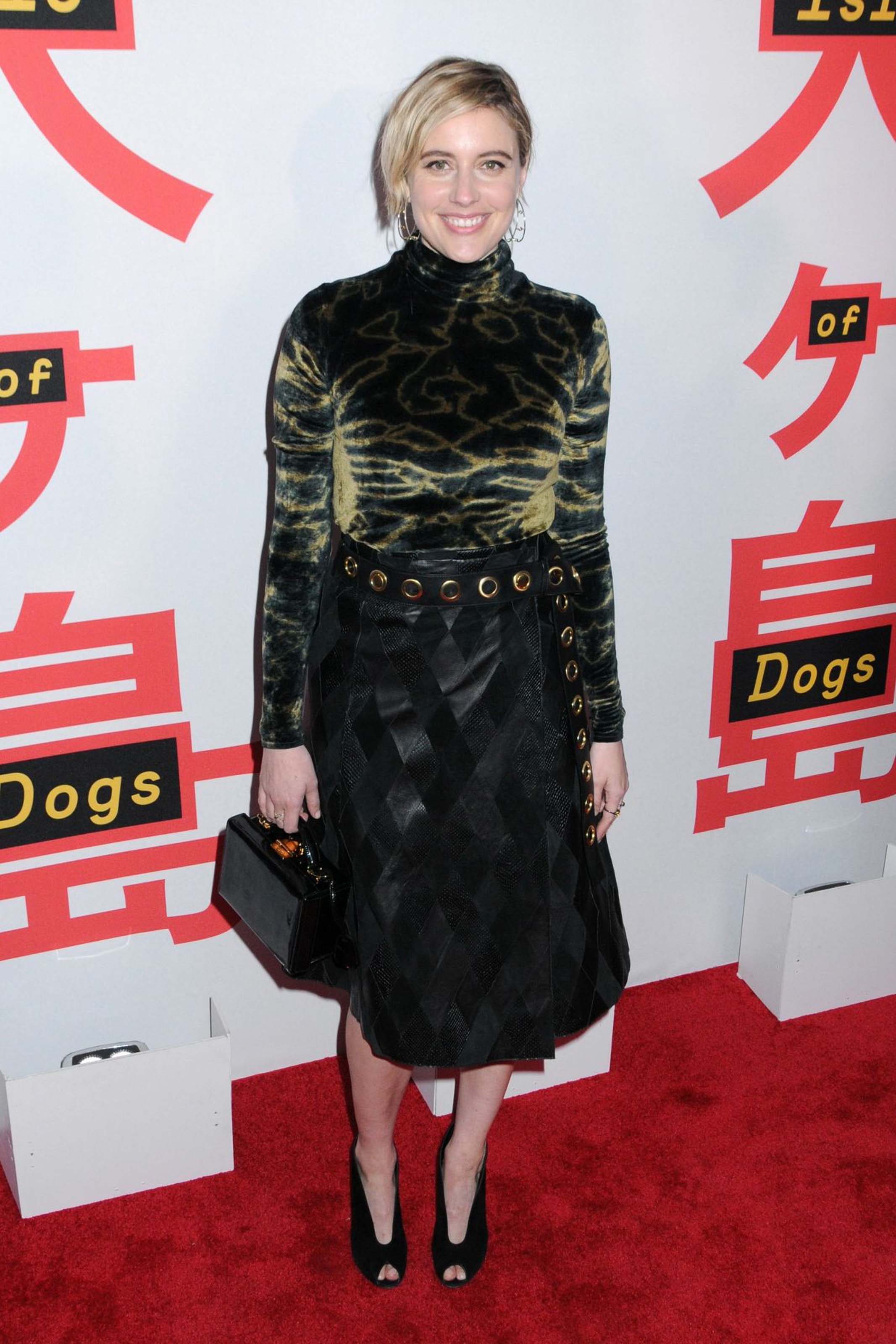 Greta Gerwig attends Isle of Dogs film screening