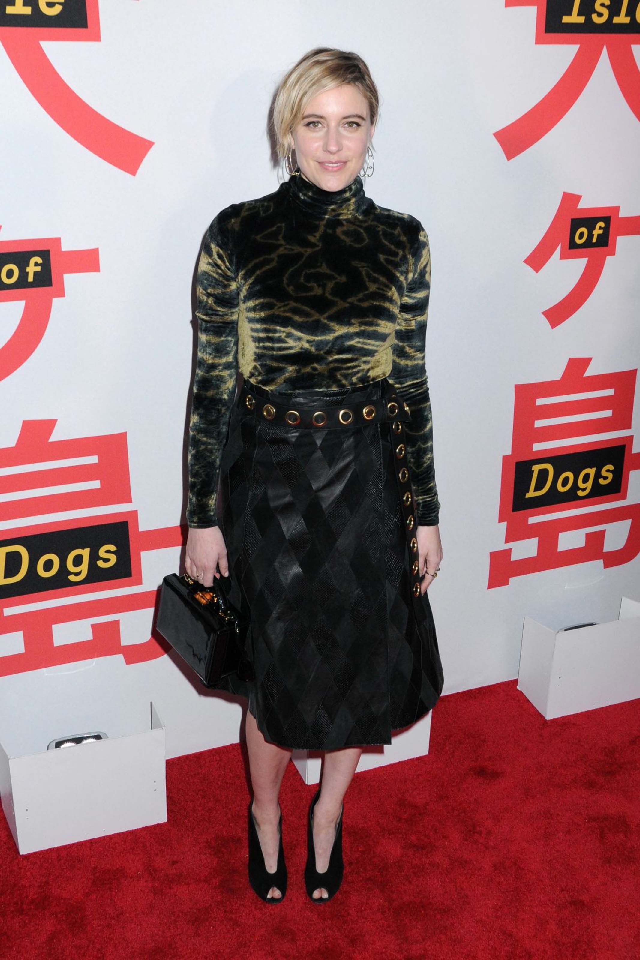 Greta Gerwig attends Isle of Dogs film screening