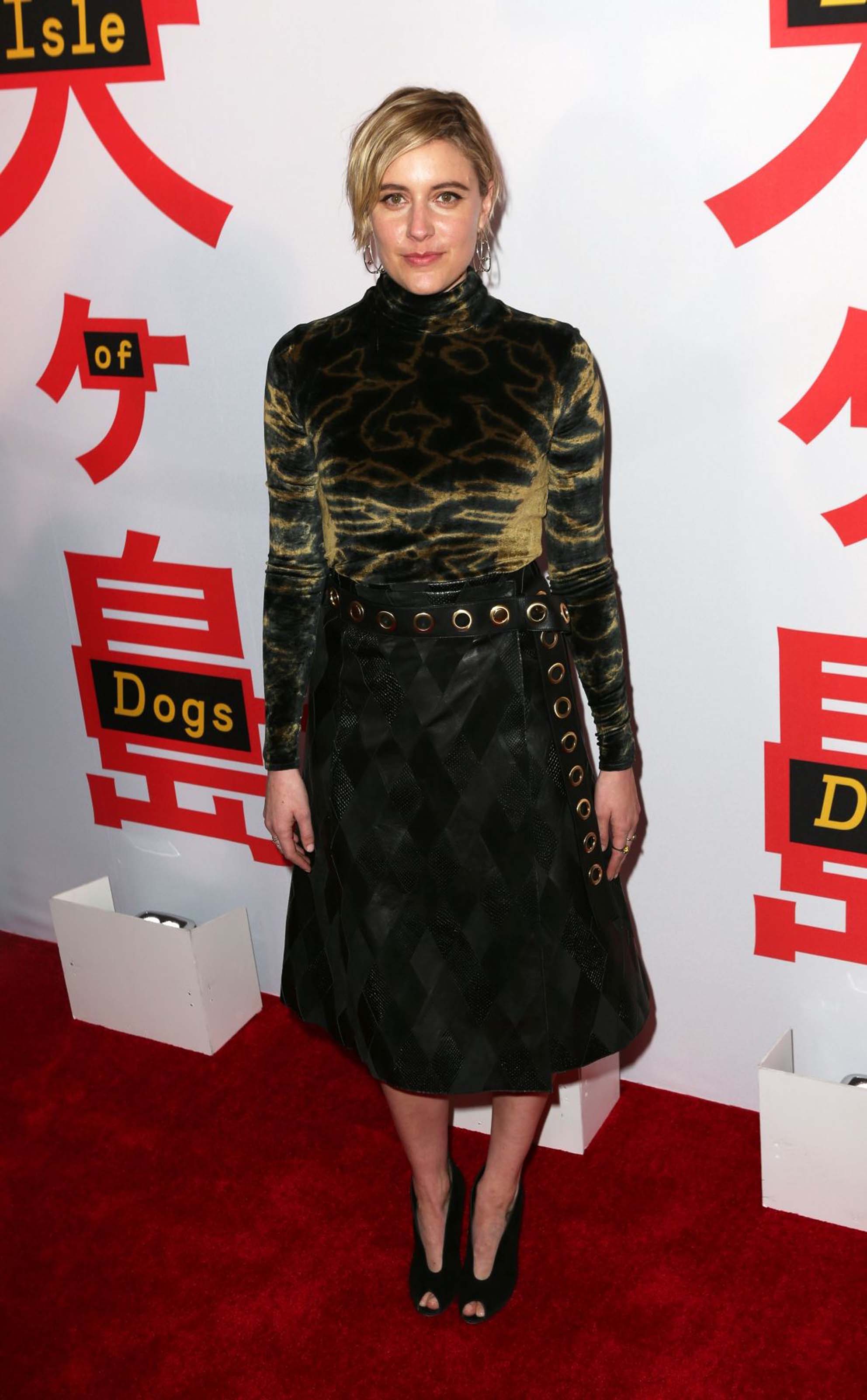 Greta Gerwig attends Isle of Dogs film screening