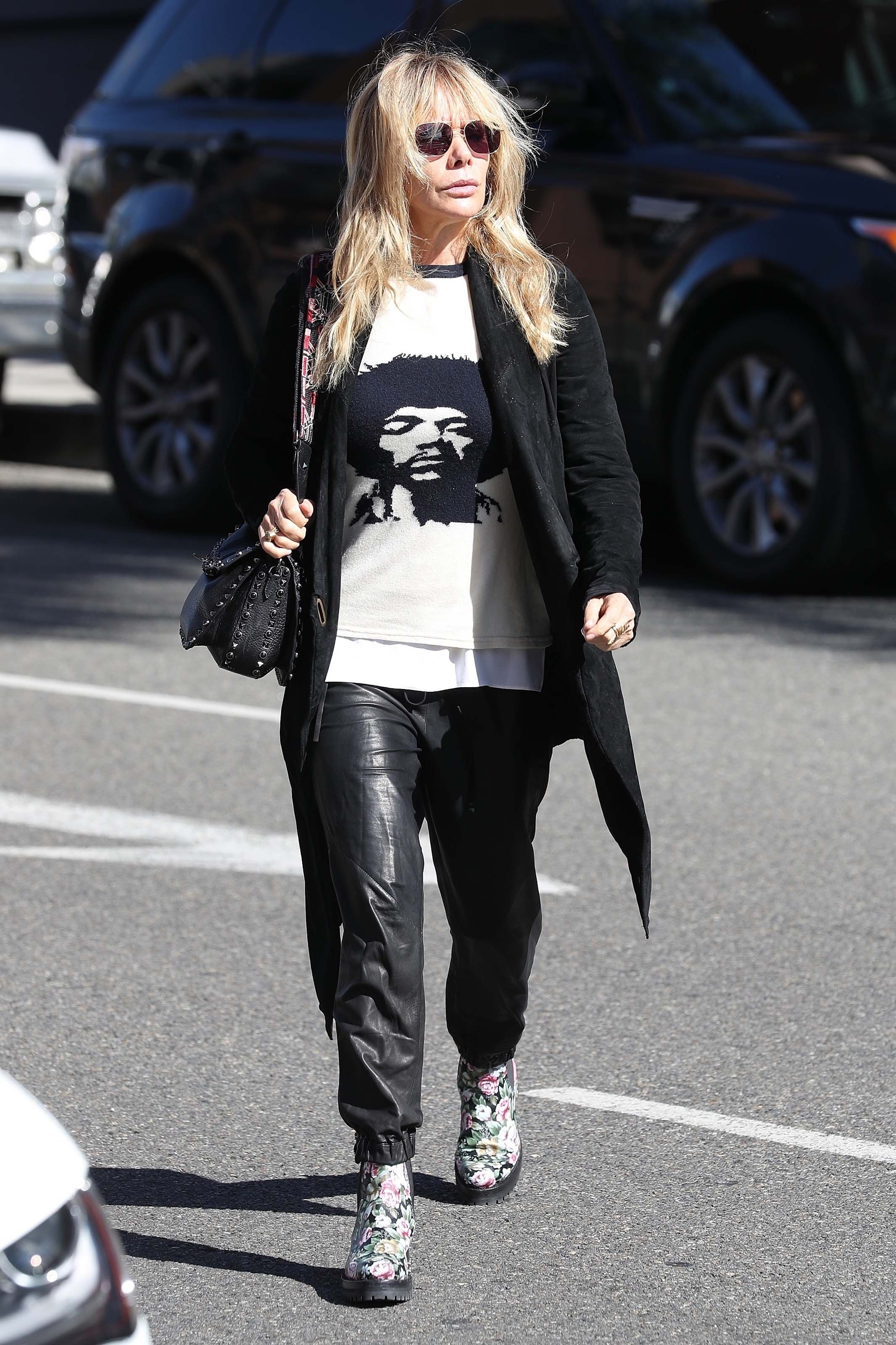 Rosanna Arquette runs a few errands in Beverly Hills