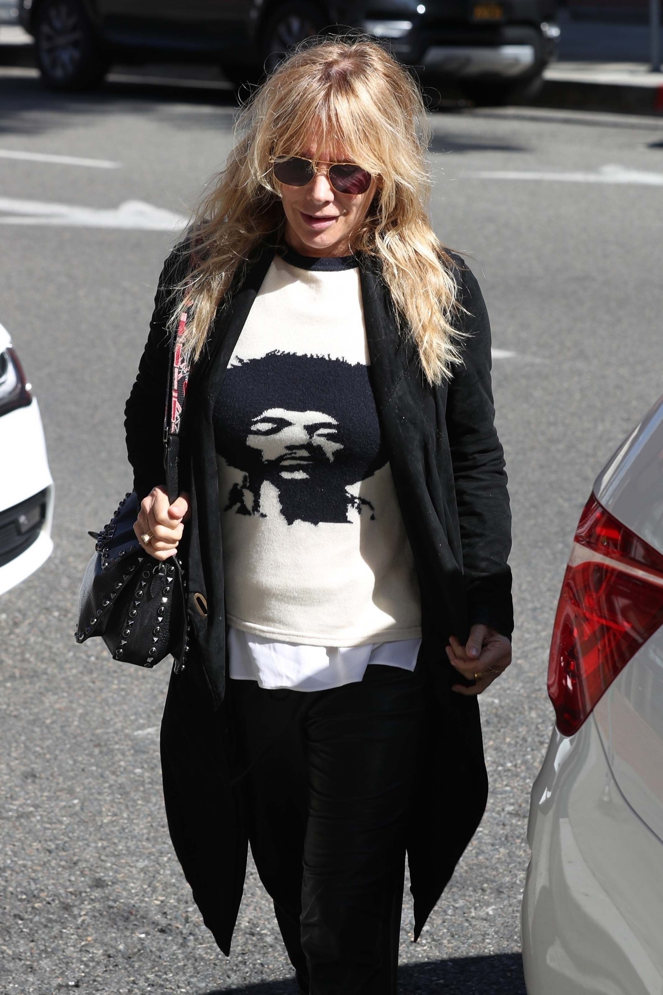 Rosanna Arquette runs a few errands in Beverly Hills