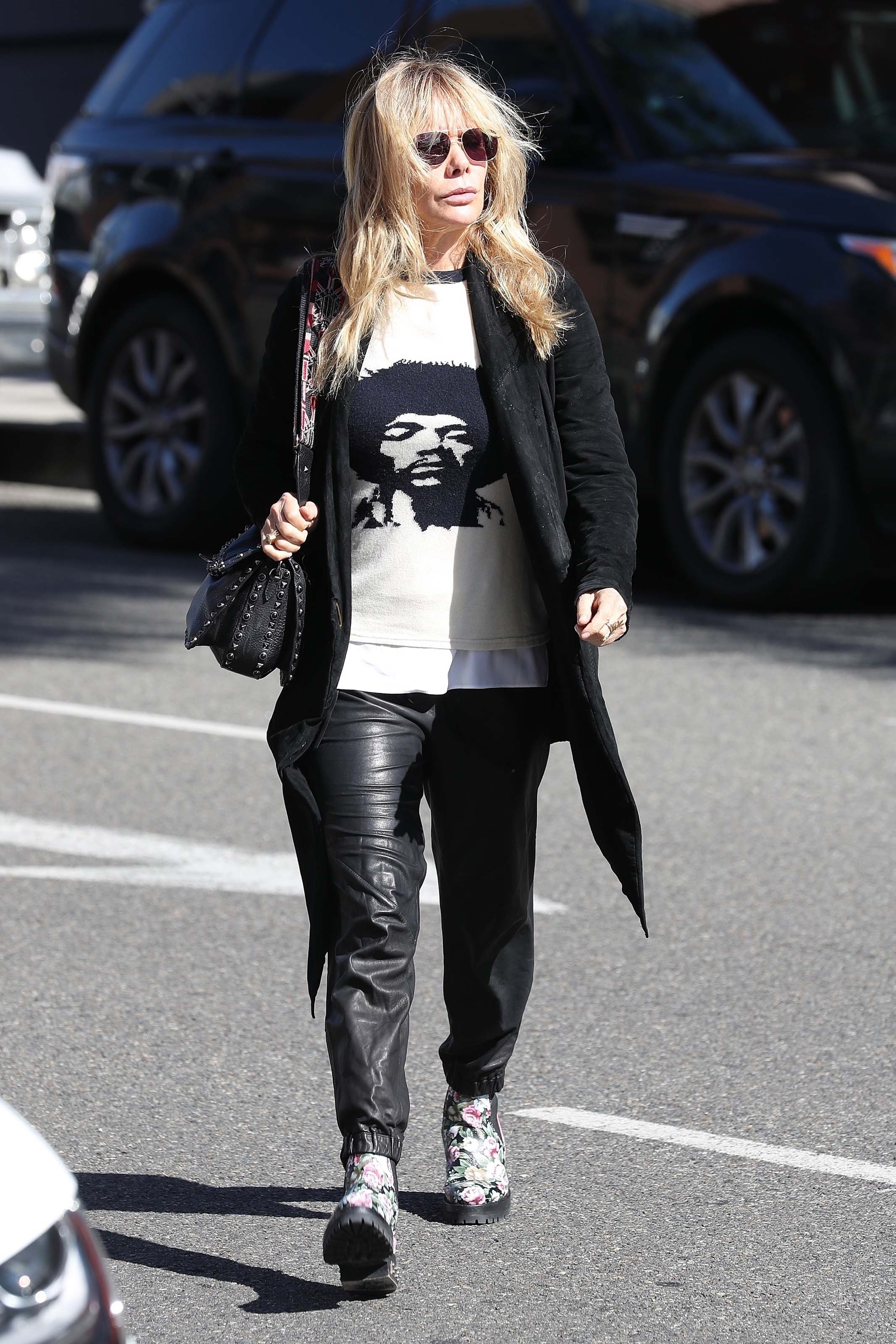 Rosanna Arquette runs a few errands in Beverly Hills