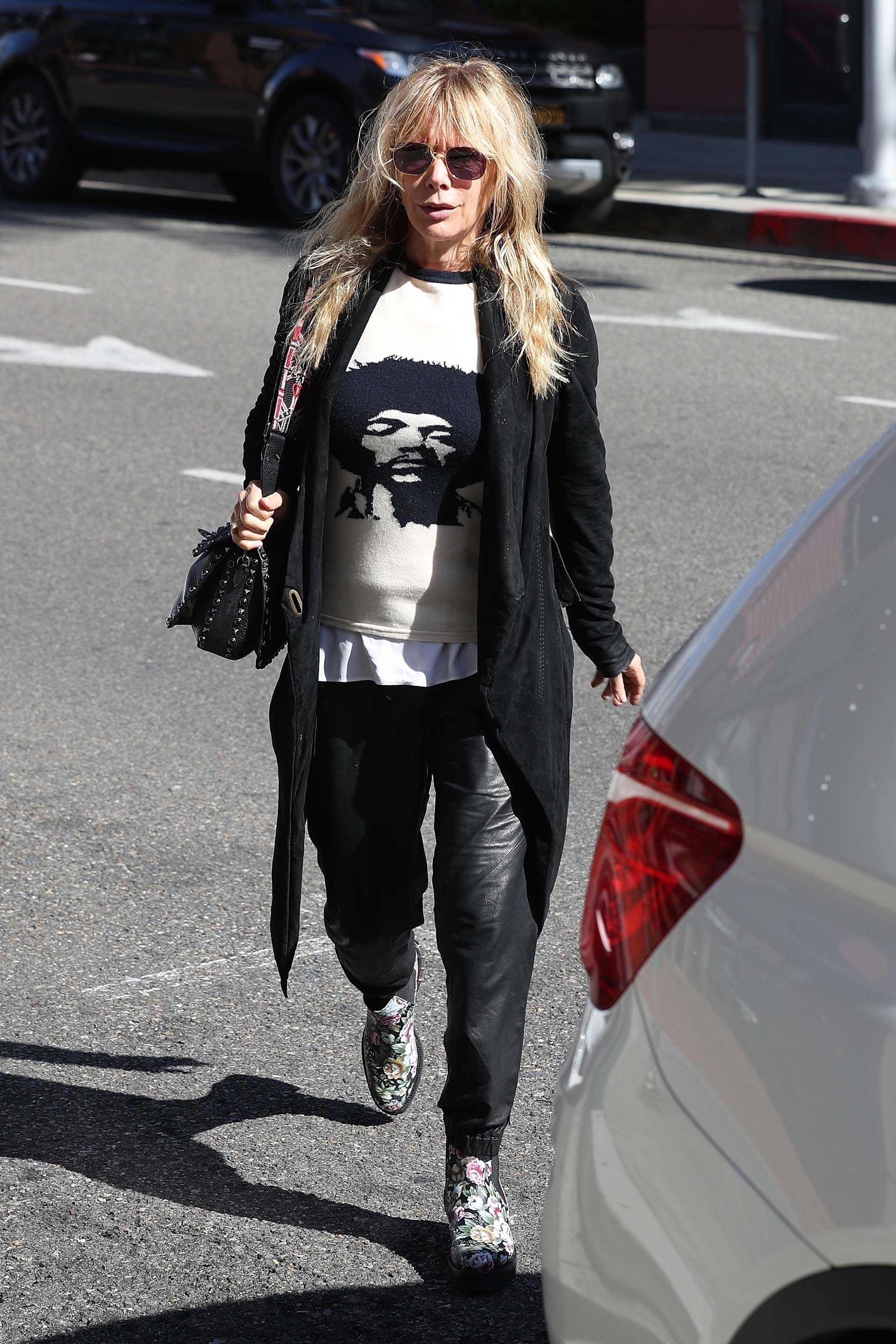 Rosanna Arquette runs a few errands in Beverly Hills