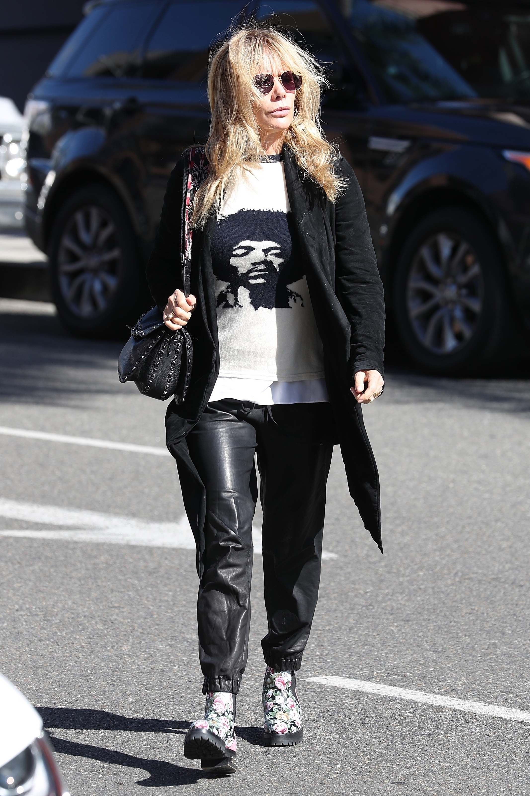 Rosanna Arquette runs a few errands in Beverly Hills