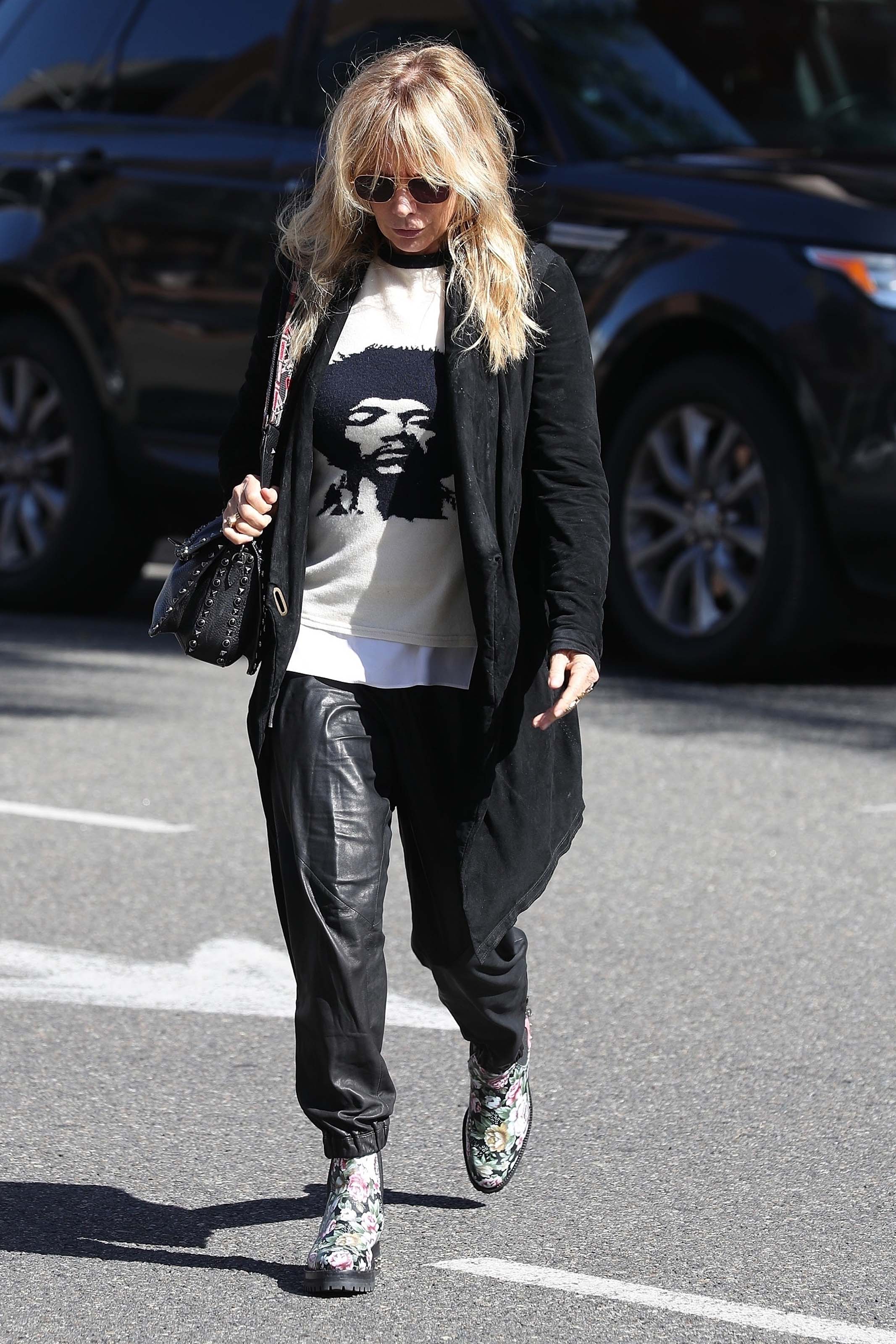 Rosanna Arquette runs a few errands in Beverly Hills