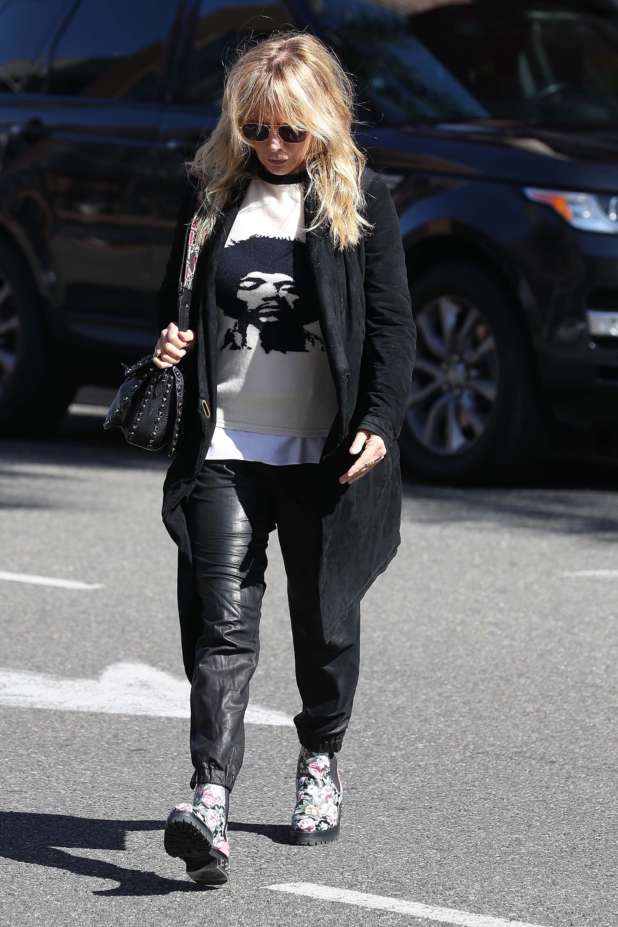 Rosanna Arquette runs a few errands in Beverly Hills