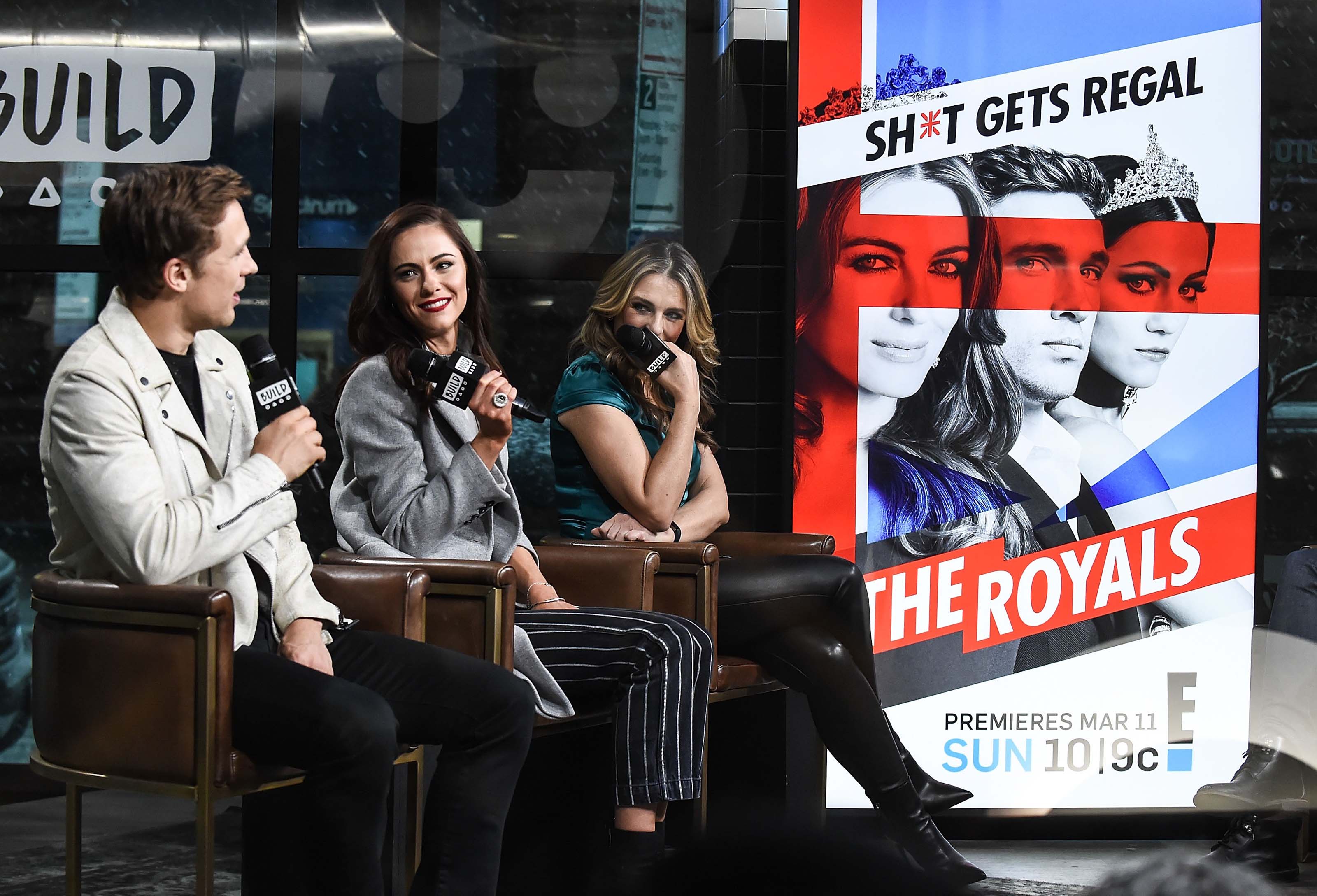 Elizabeth Hurley visits BUILD Series to discuss ‘The Royals’