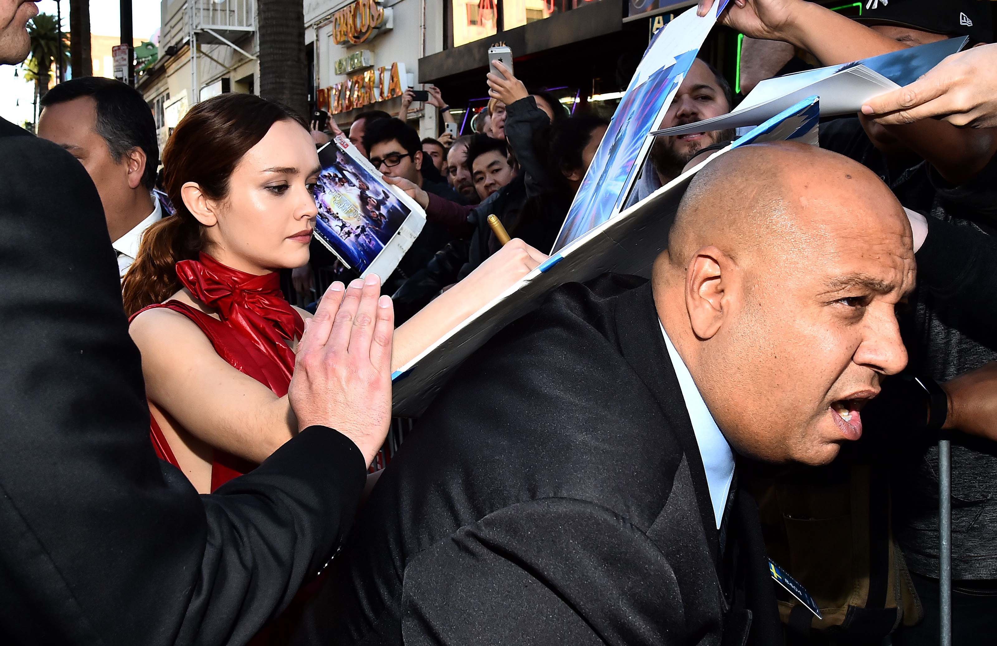 Olivia Cooke attends Ready Player One Premiere