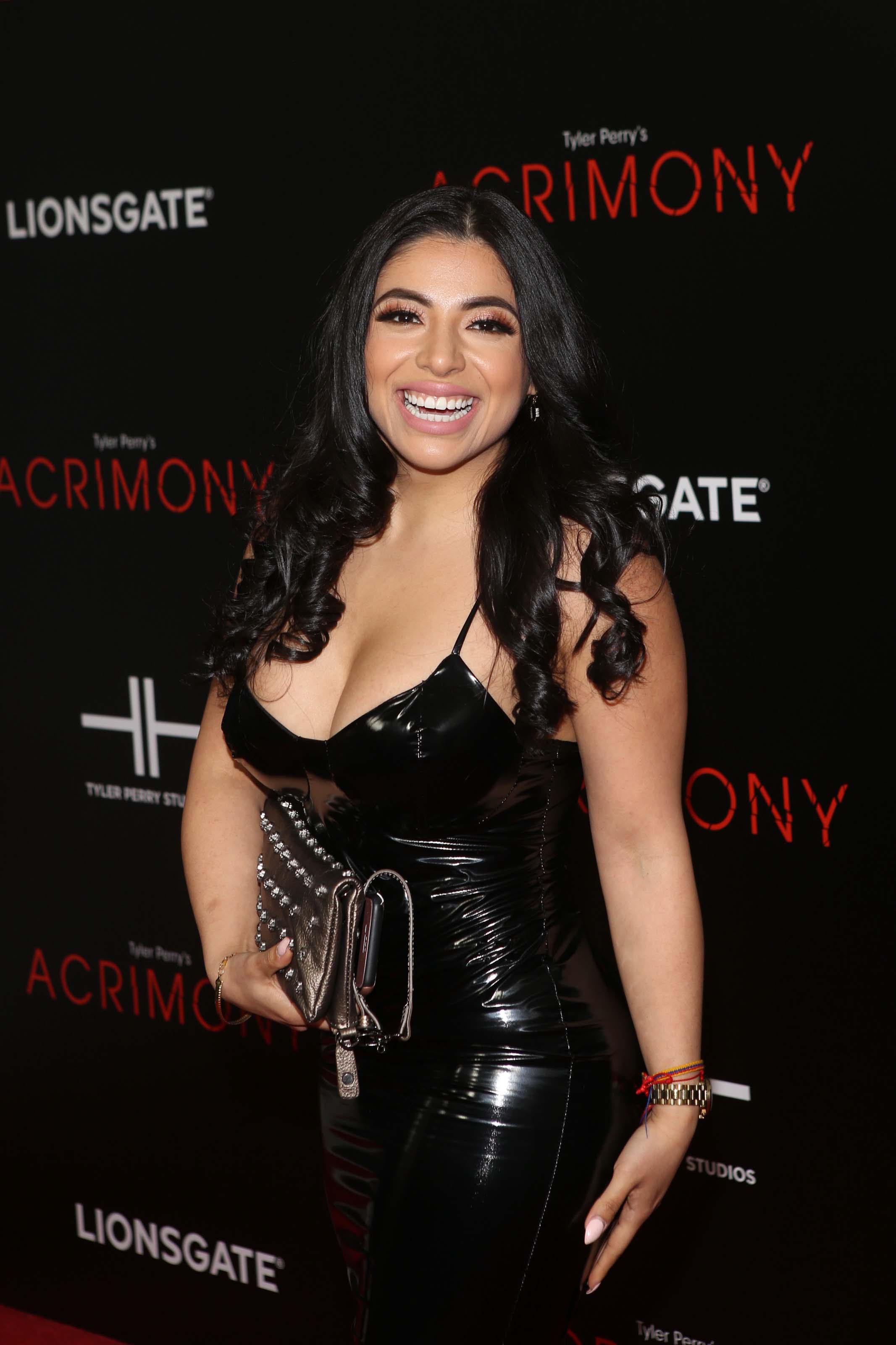 Jessenia Katherine Gallegos attends Acrimony film premiere