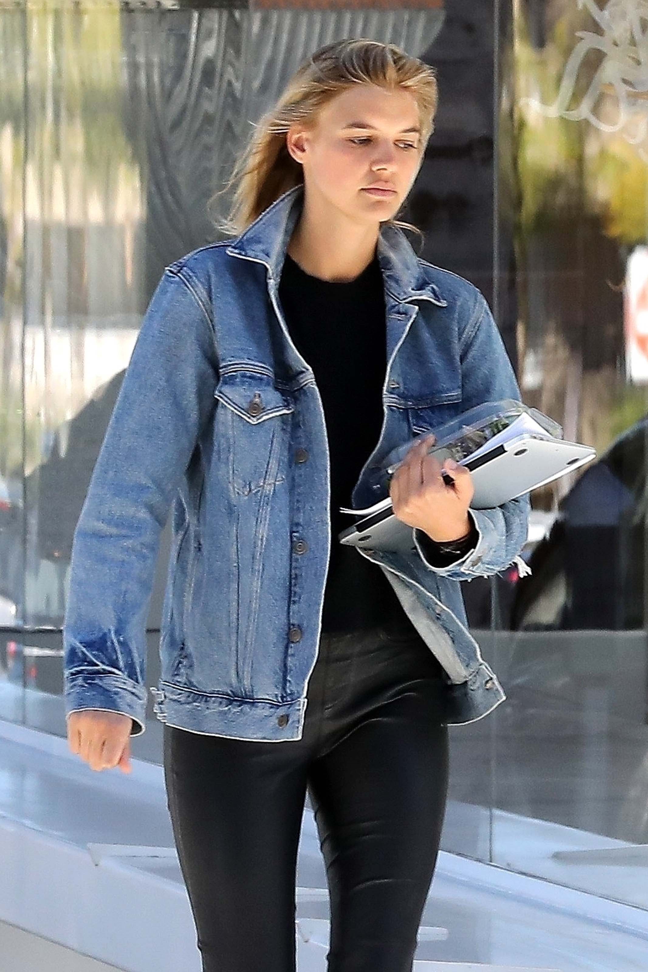 Kelly Rohrbach gets her hair done at Meche Salon