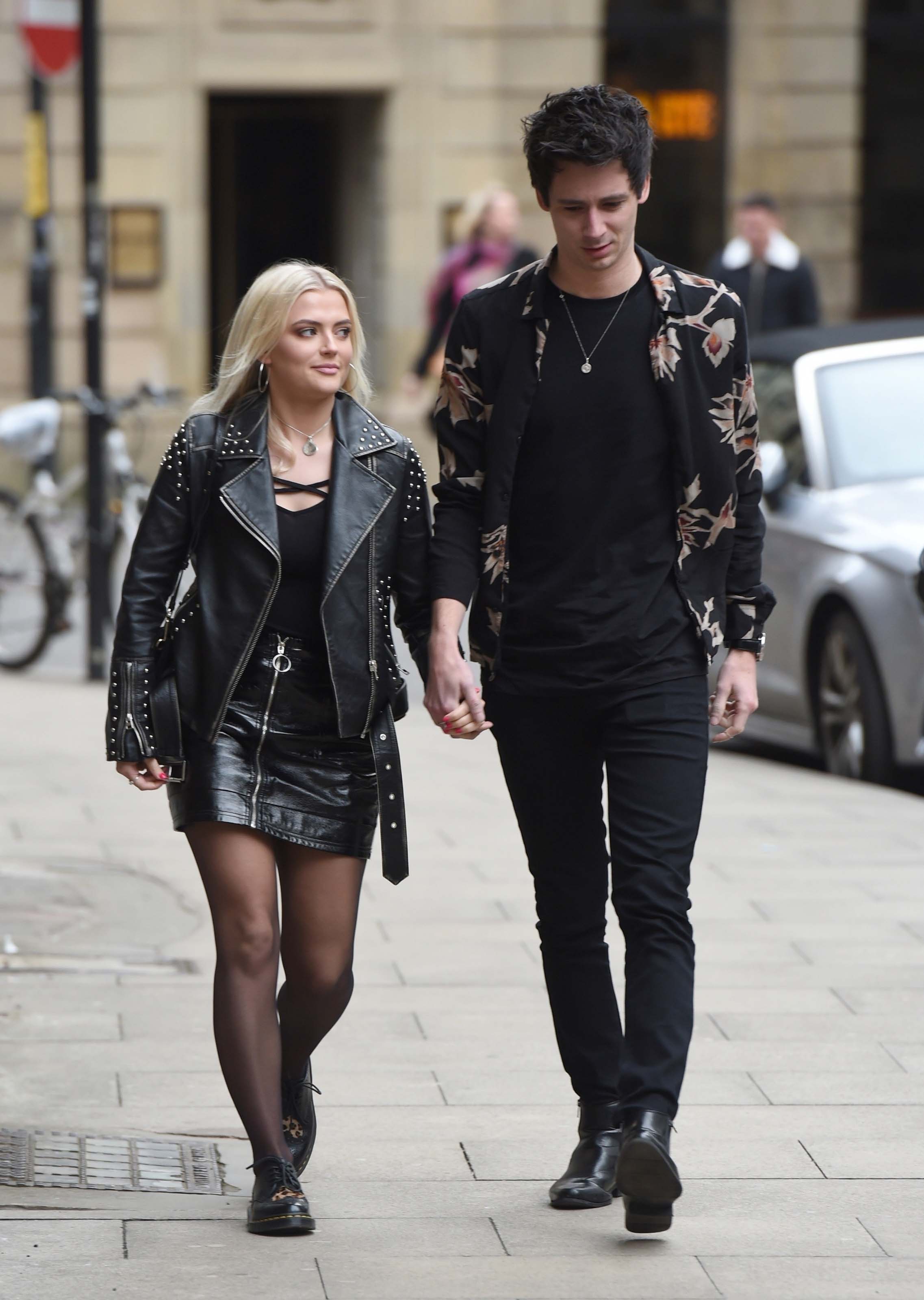 Lucy Fallon enjoys a spot of afternoon lunch