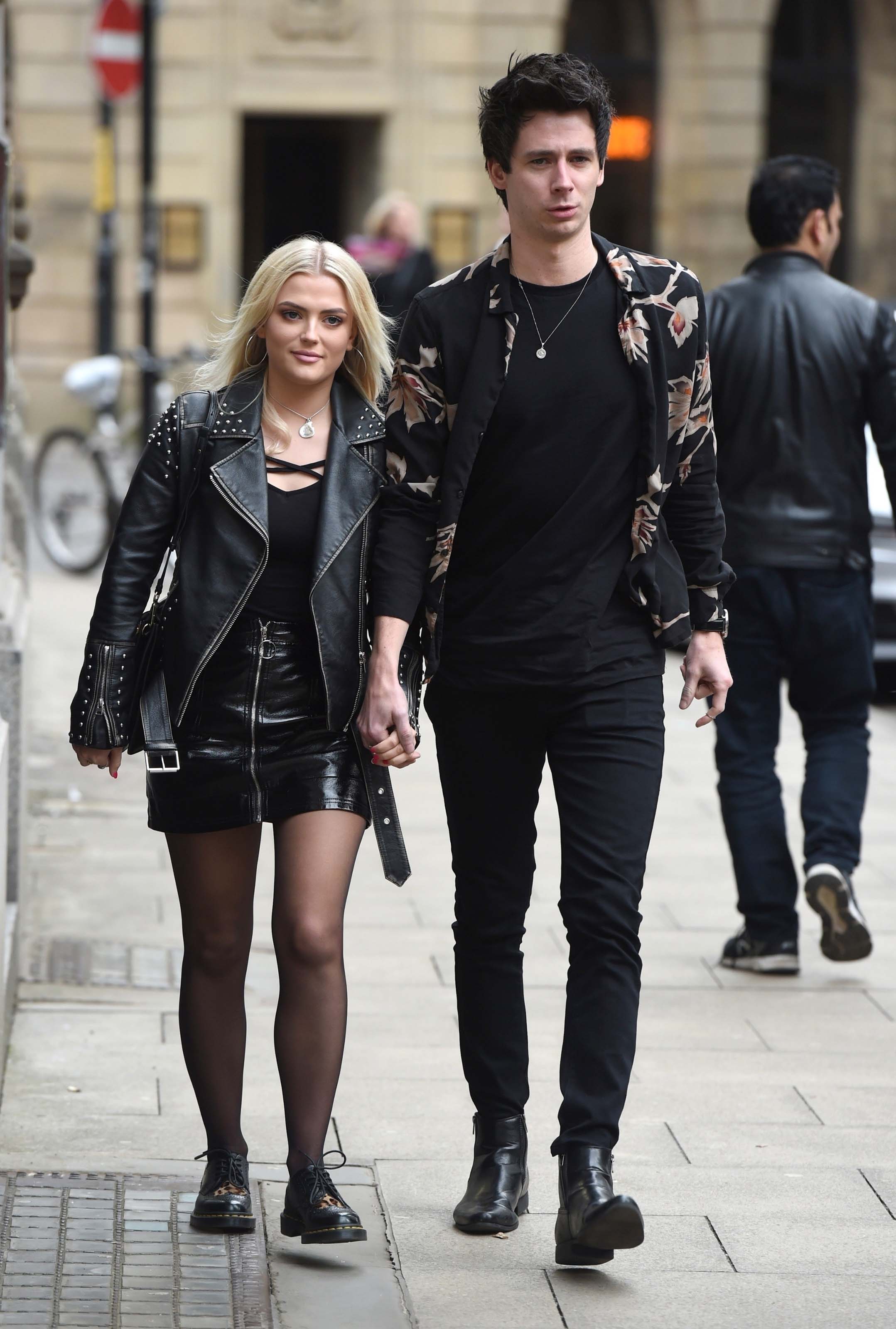 Lucy Fallon enjoys a spot of afternoon lunch