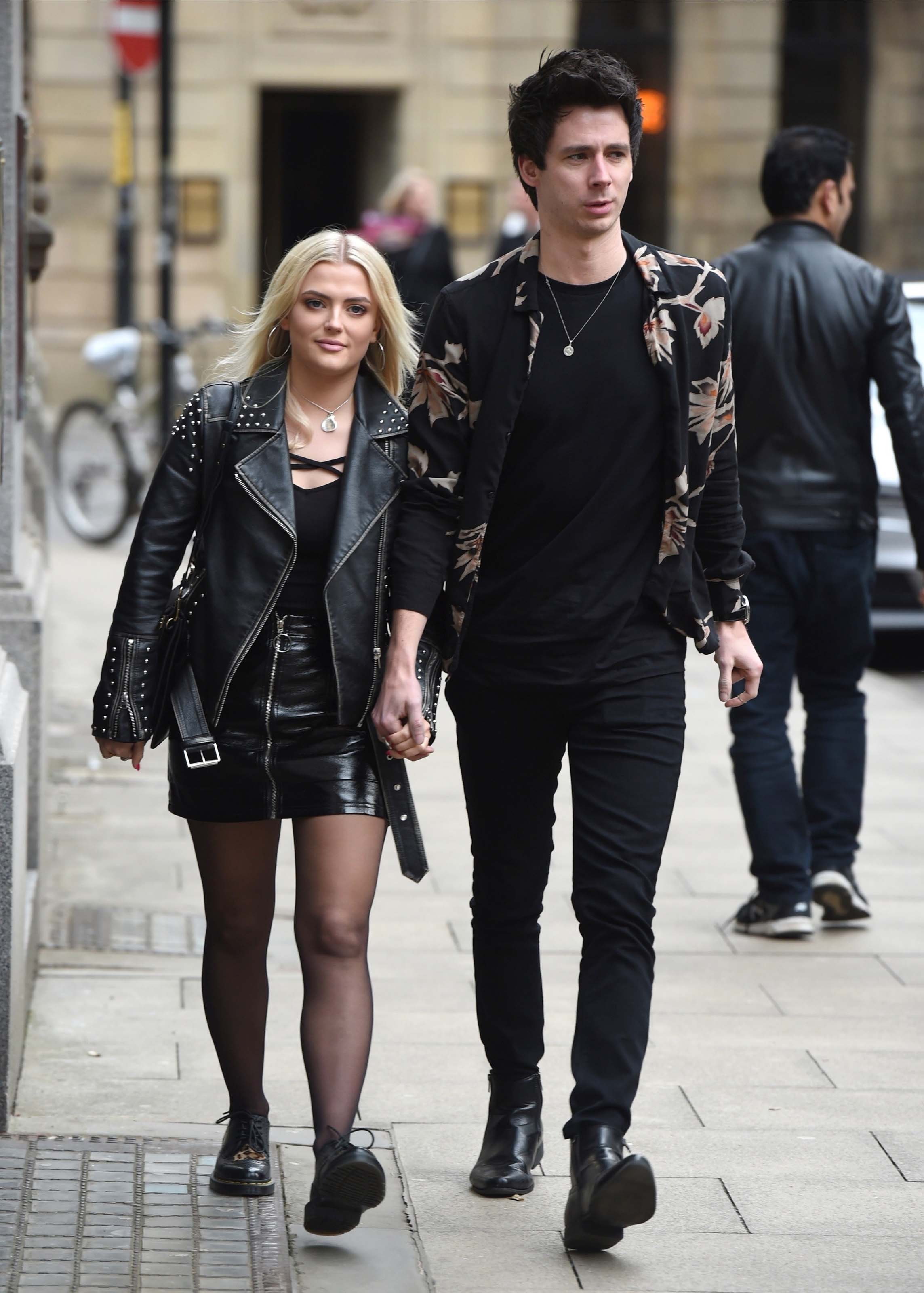 Lucy Fallon enjoys a spot of afternoon lunch