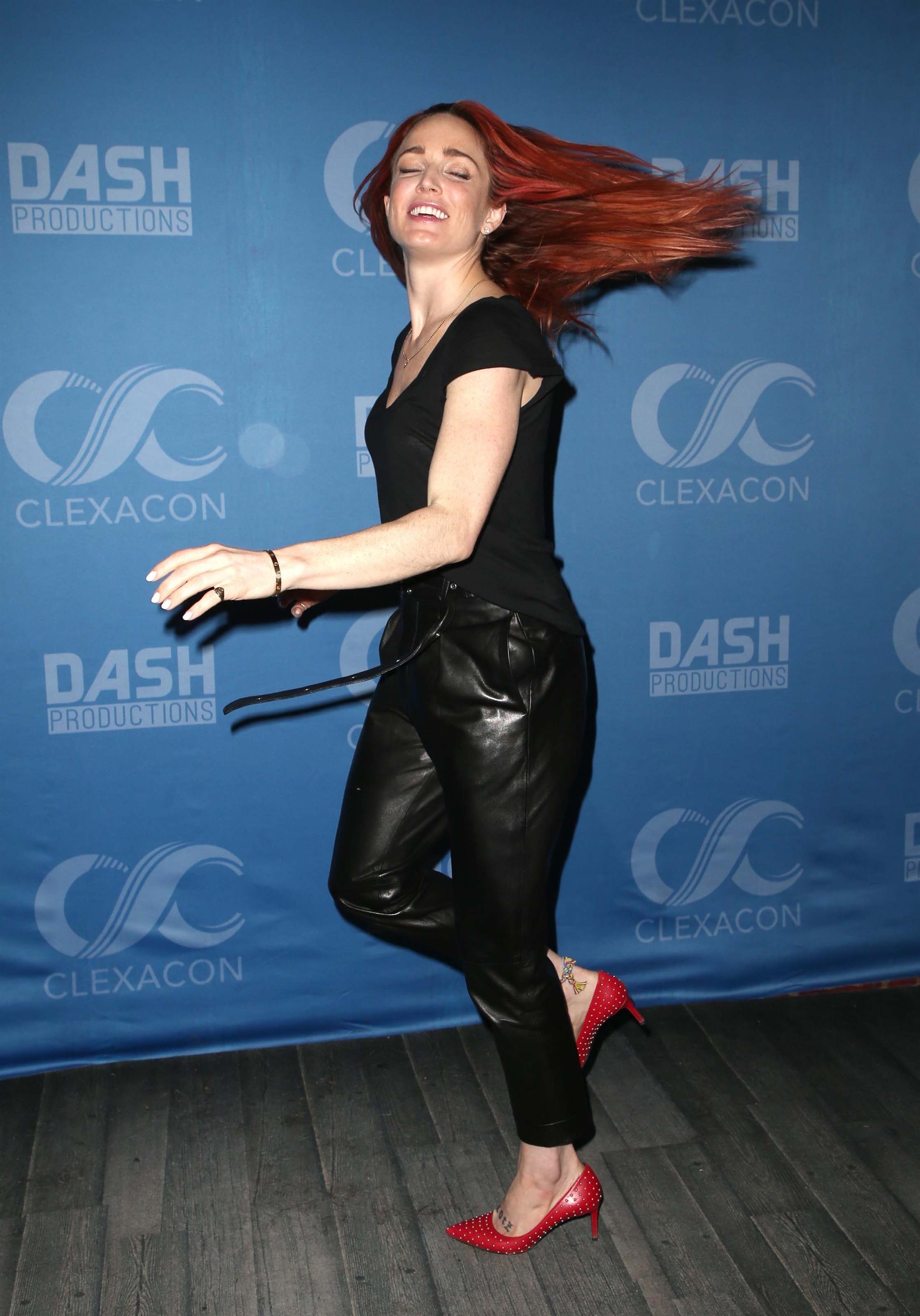 Caity Lotz at ClexaCon Day 3