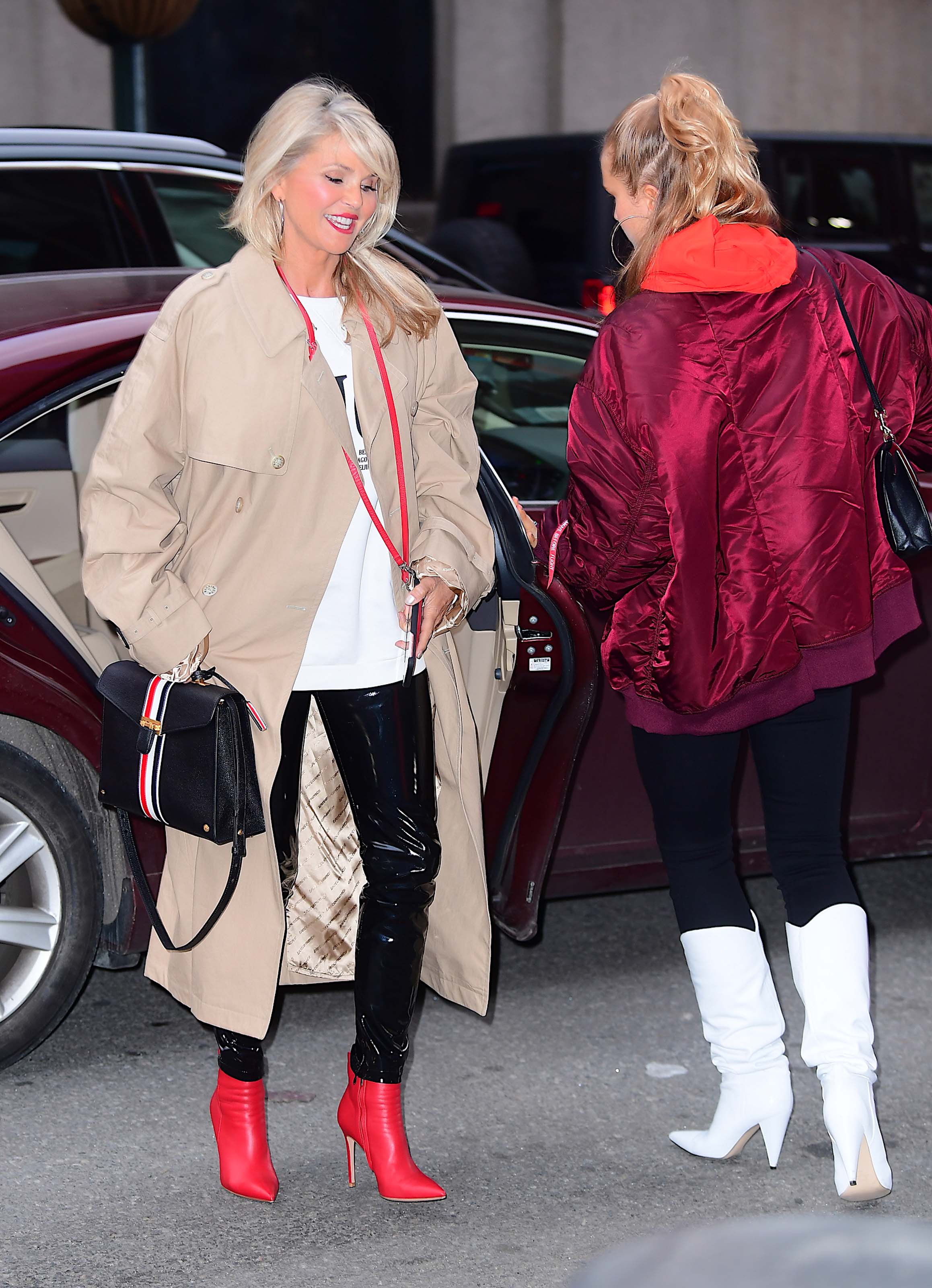 Christie Brinkley at Knicks vs Heat Basketball game