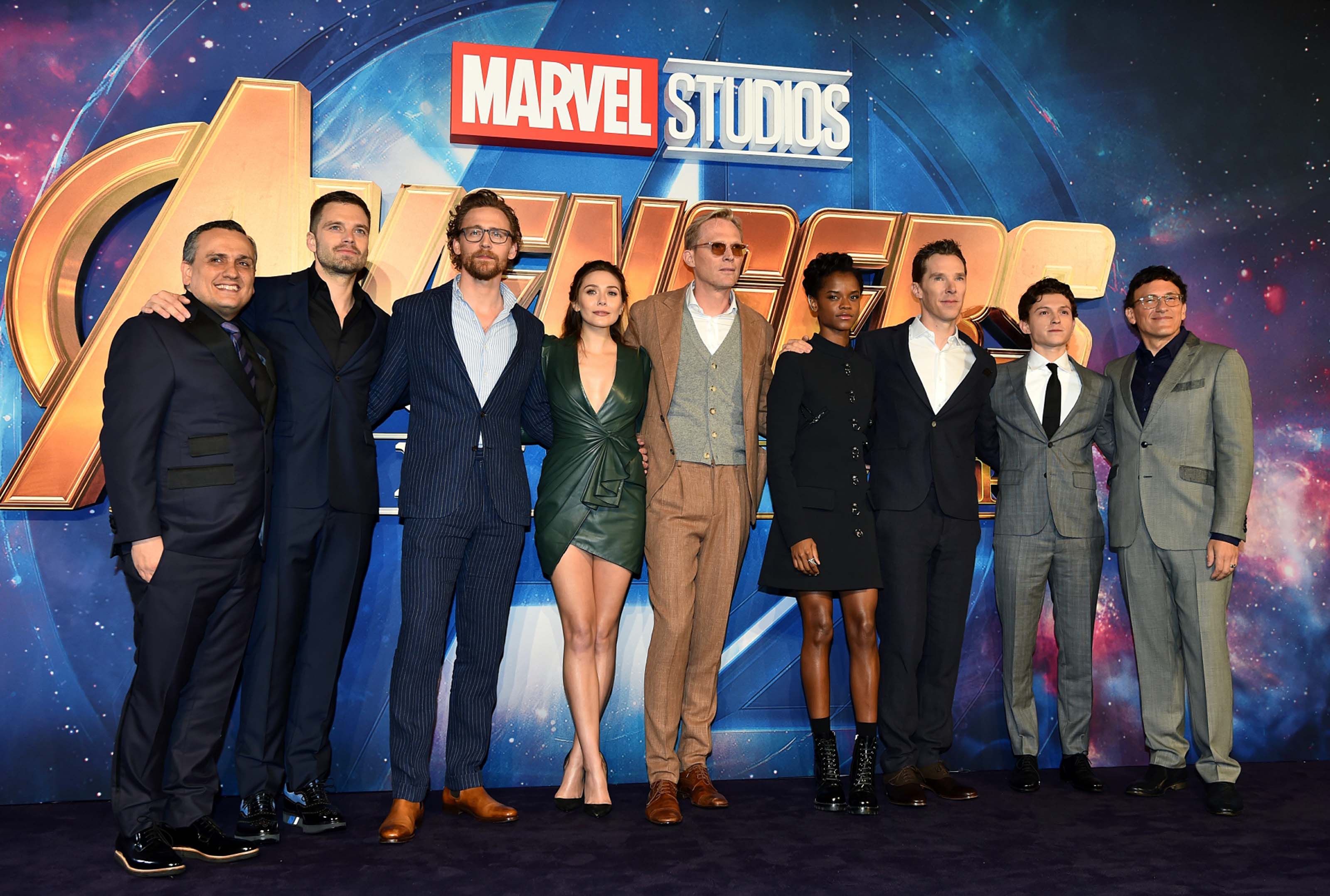 Elizabeth Olsen attends Avengers: Infinity War fan screening