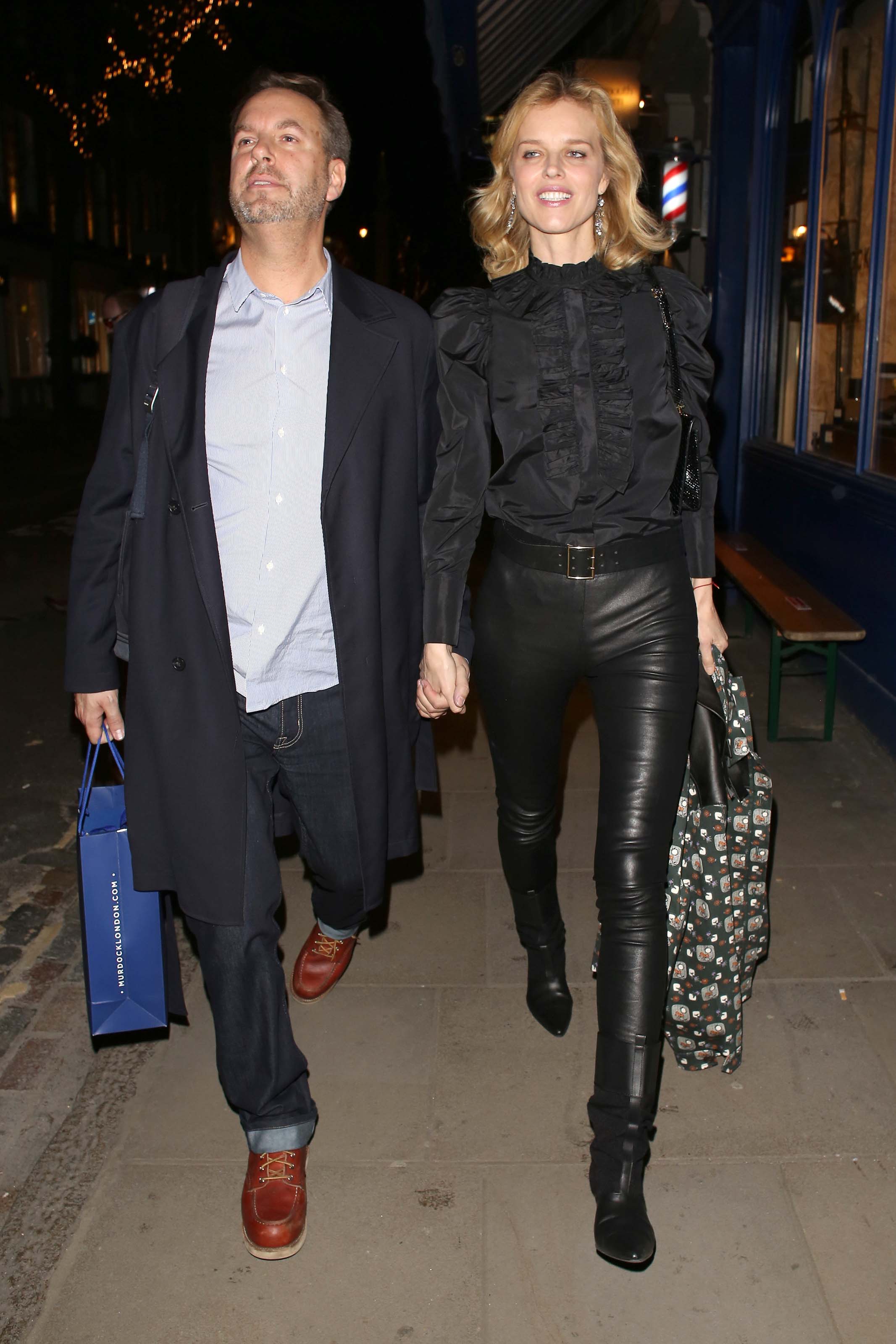 Eva Herzigova out and about in London