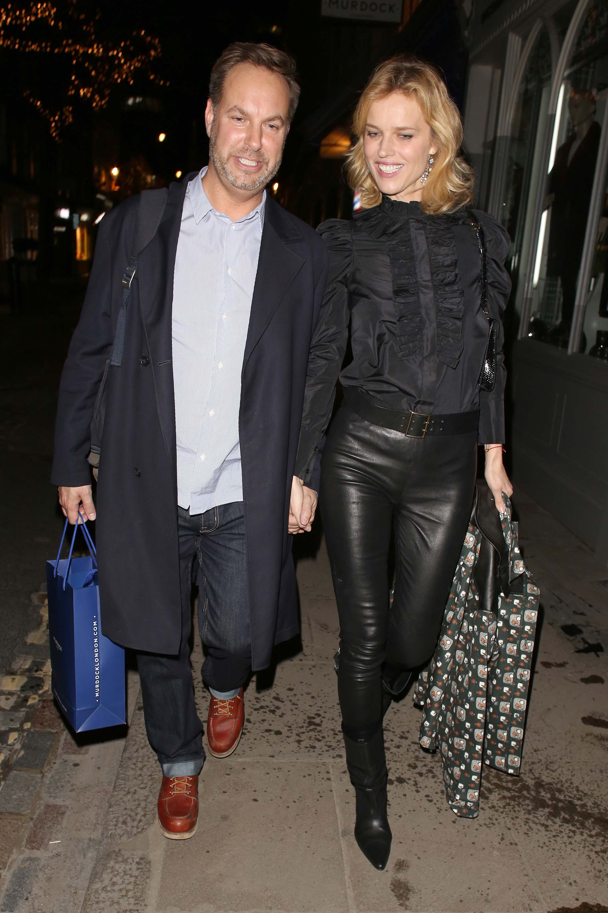 Eva Herzigova out and about in London