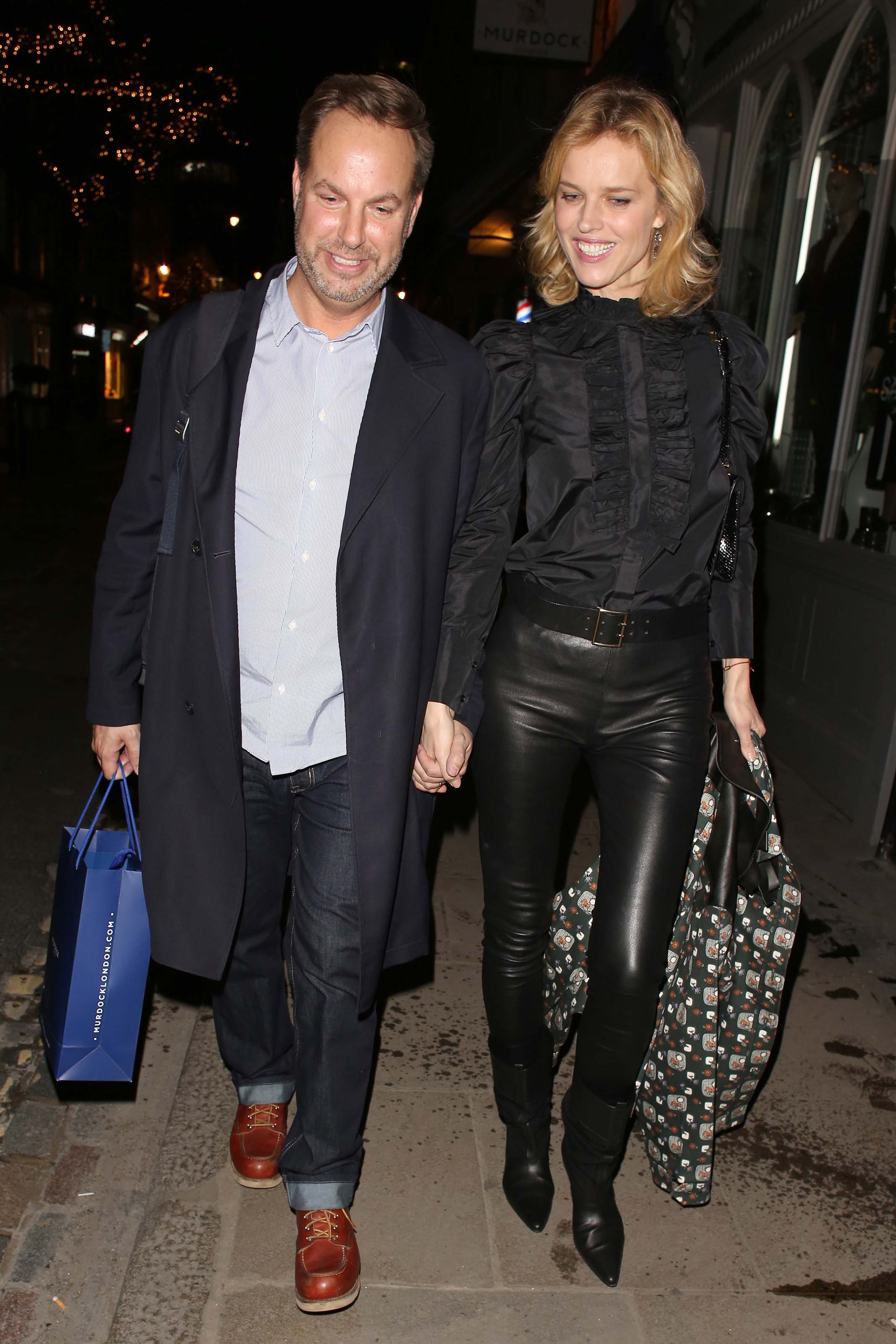 Eva Herzigova out and about in London
