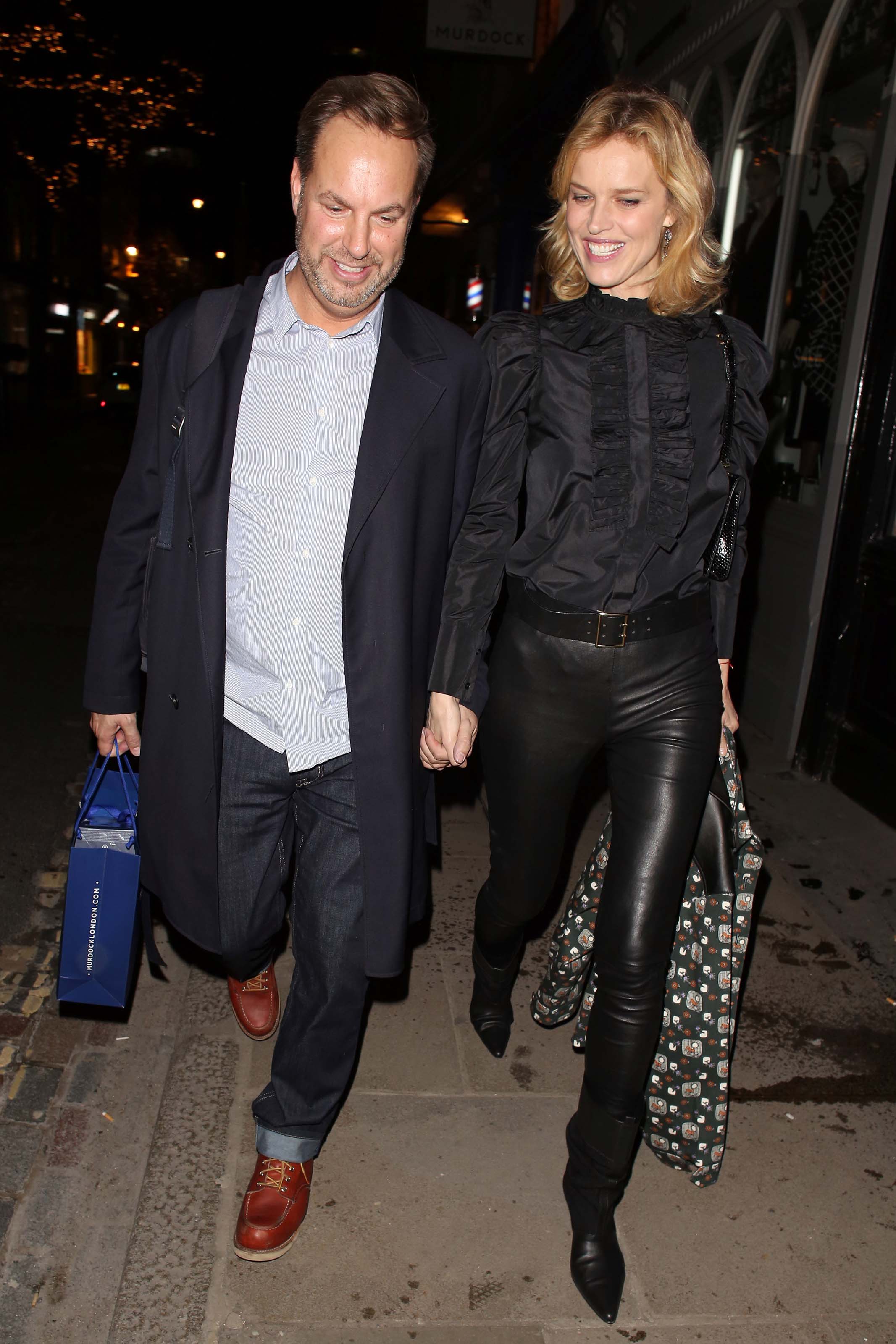 Eva Herzigova out and about in London