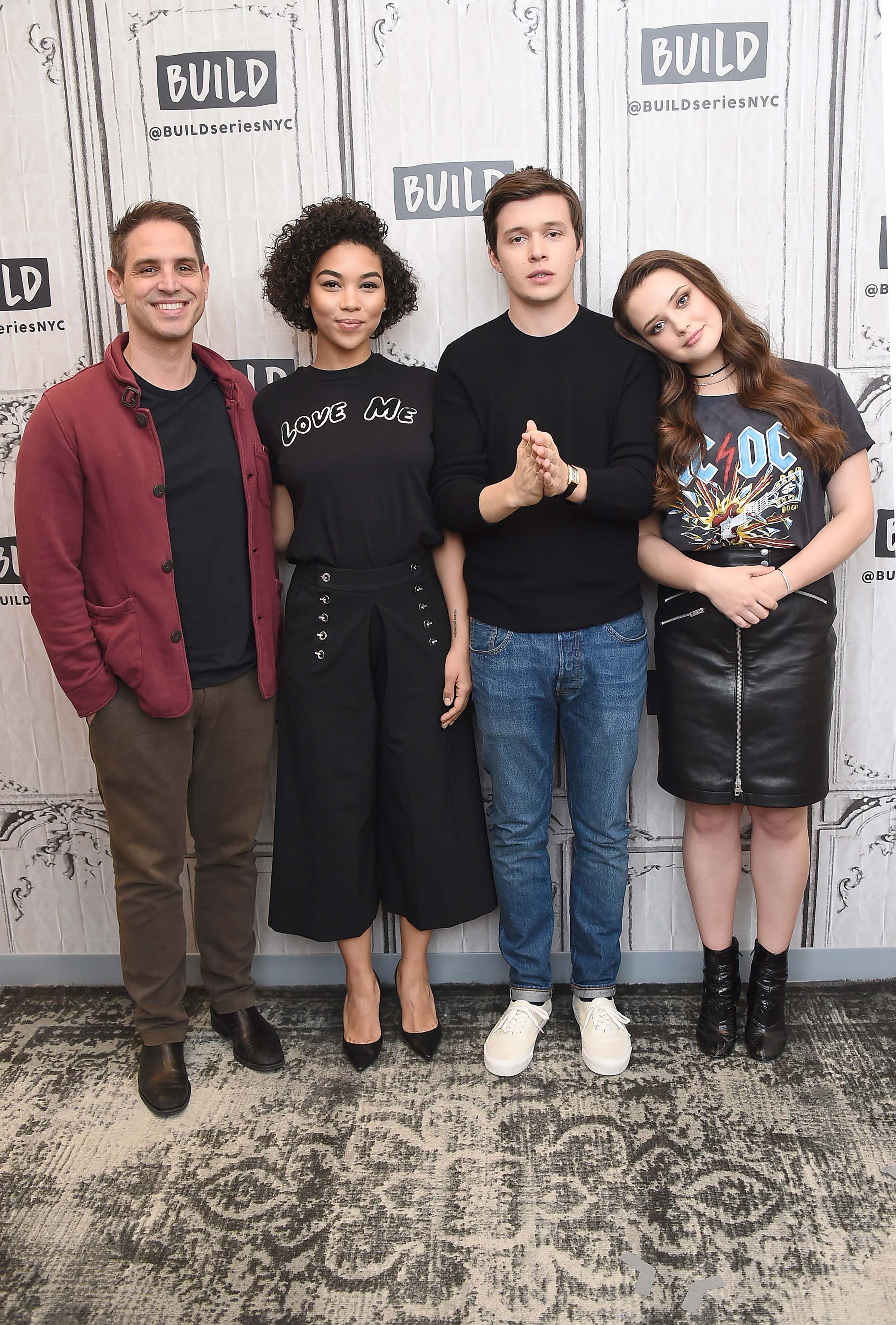 Katherine Langford visits Build Series Studios