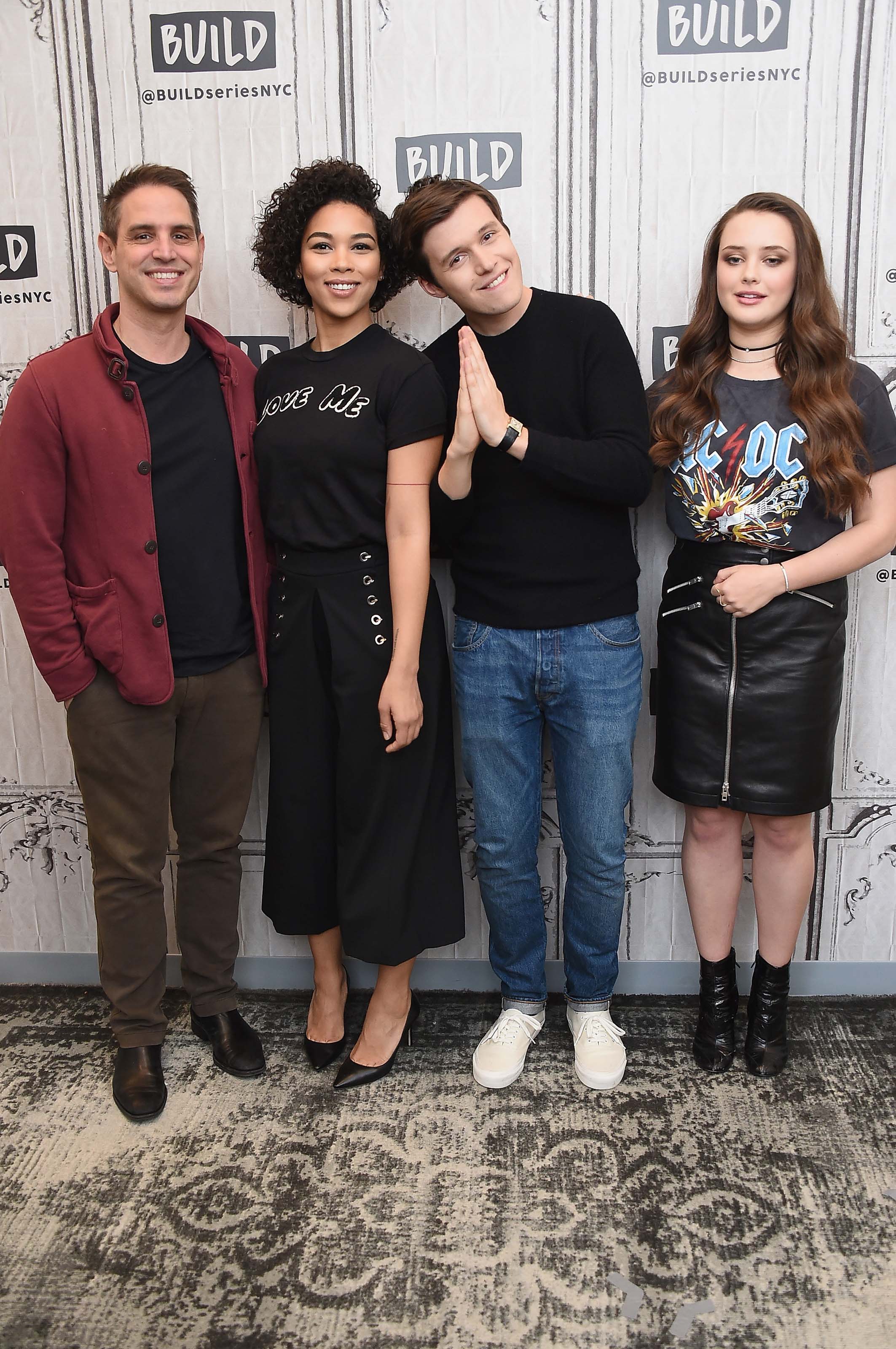 Katherine Langford visits Build Series Studios