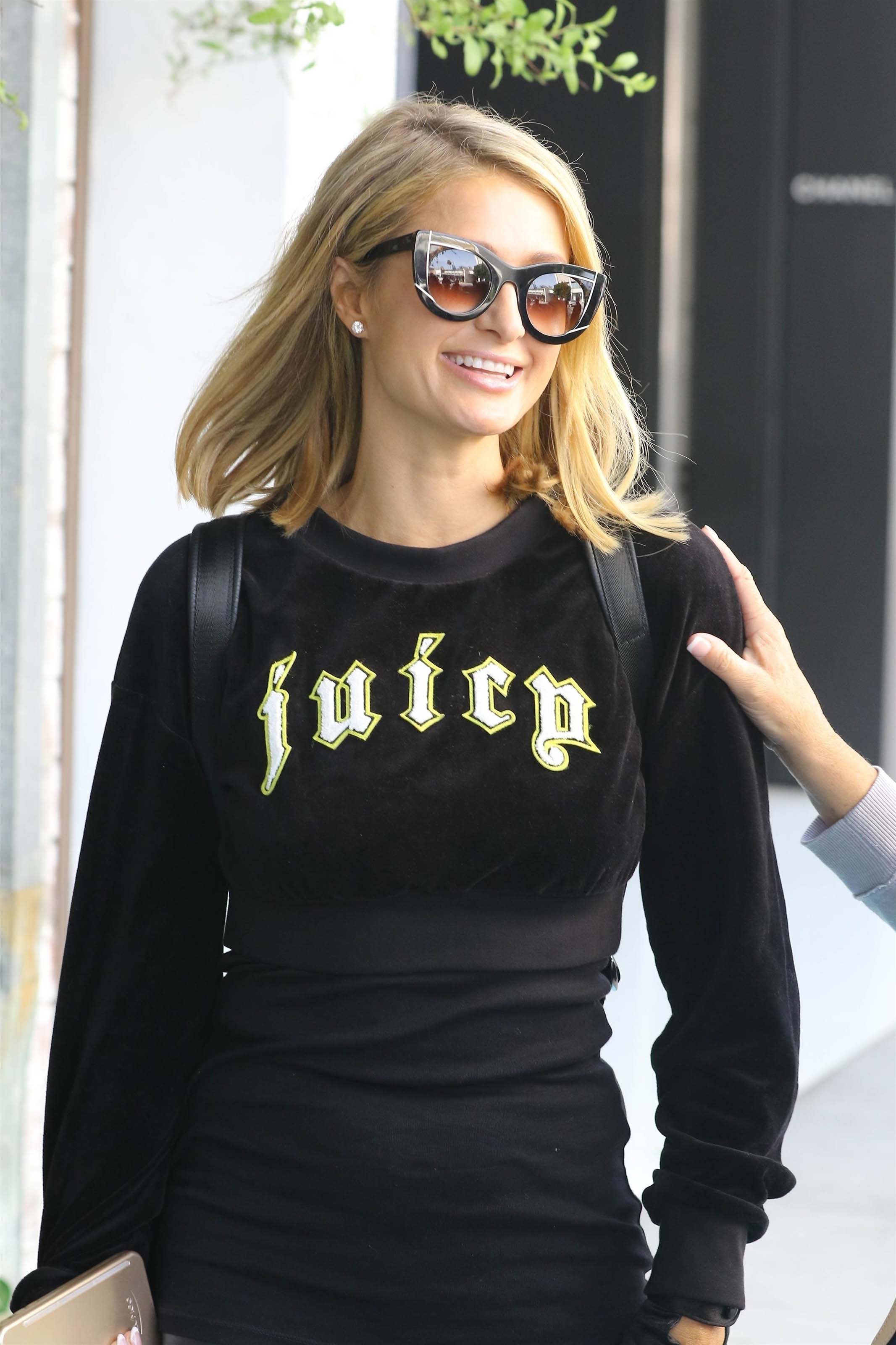 Paris Hilton shopping in West Hollywood