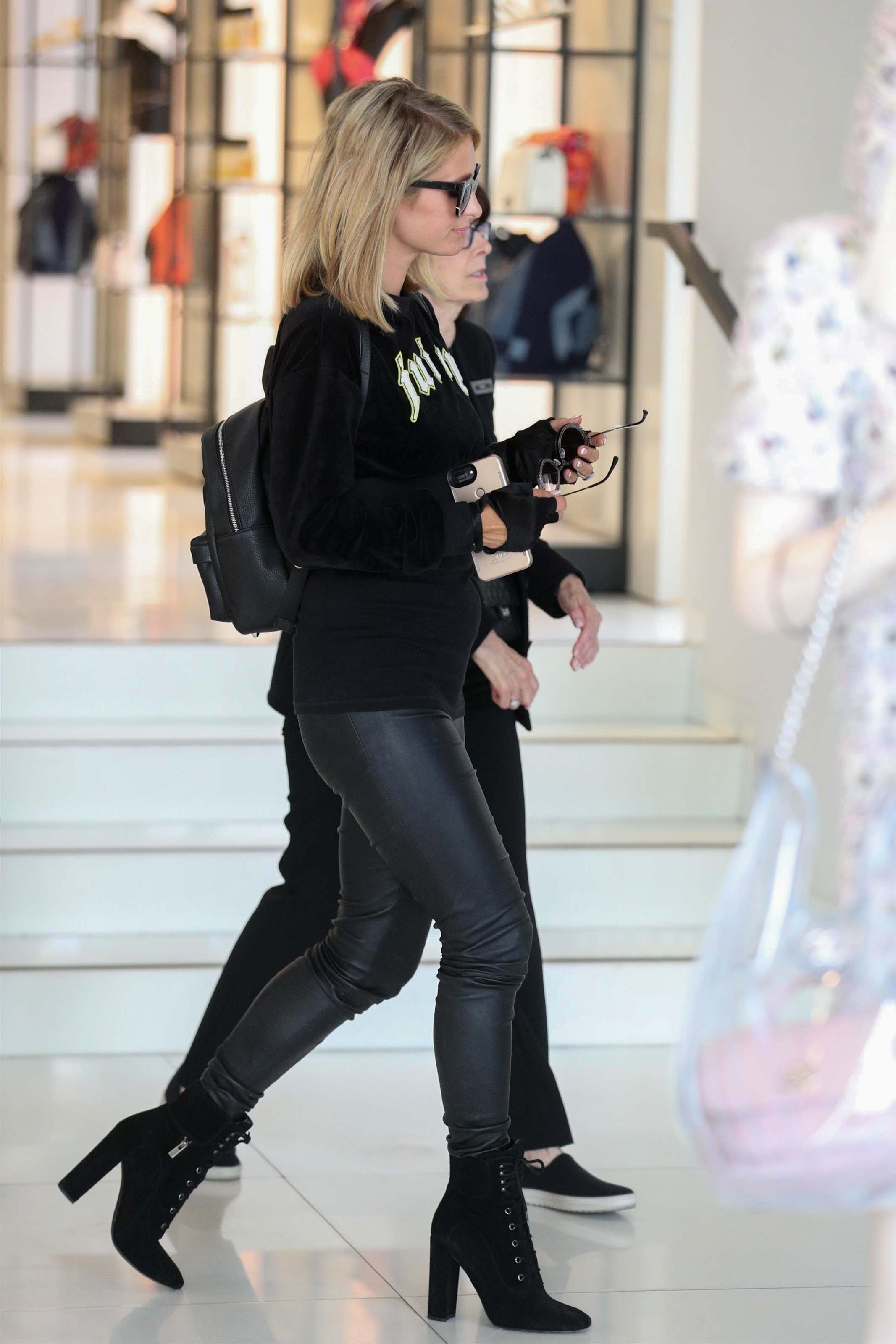 Paris Hilton shopping in West Hollywood