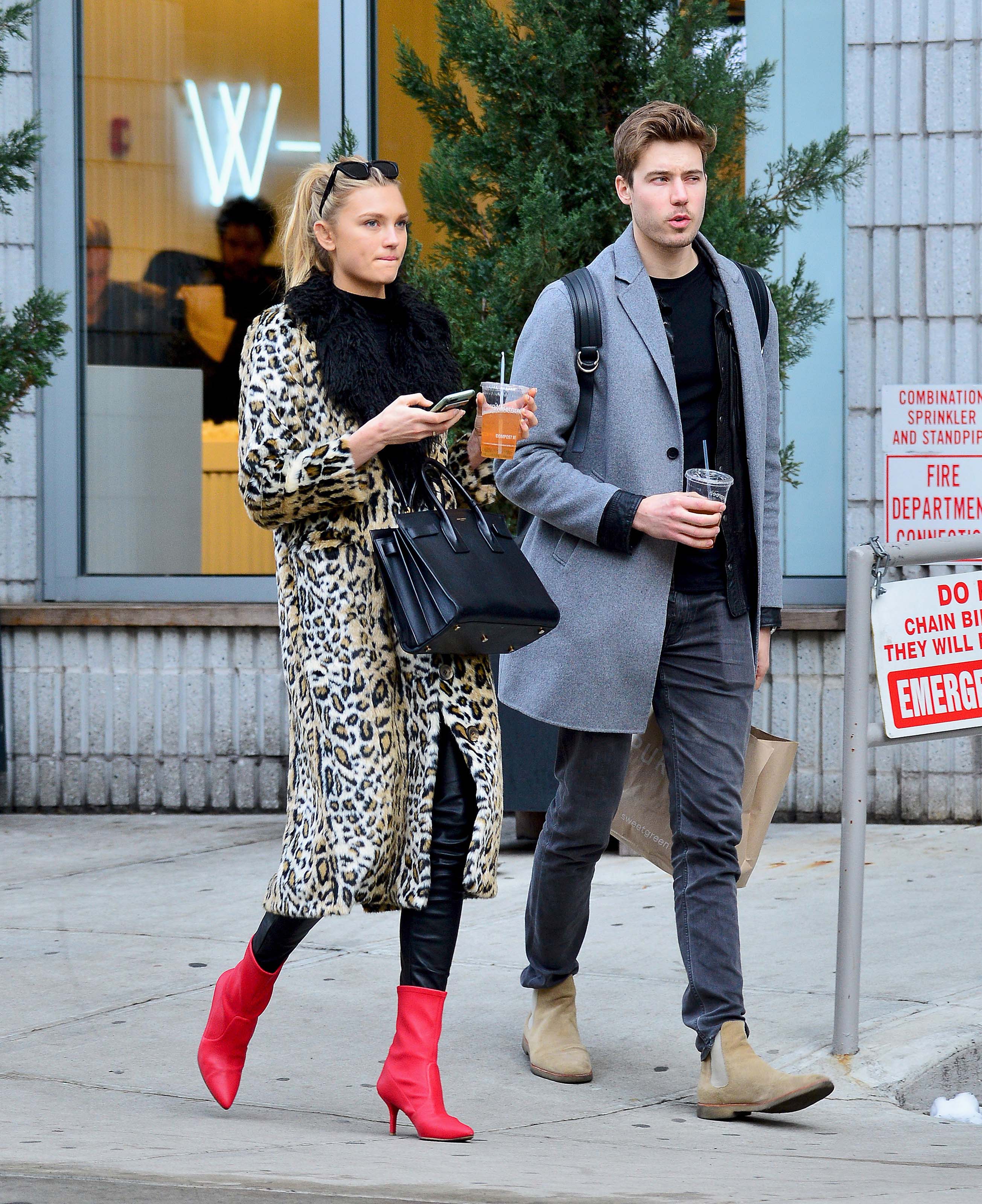 Romee Strijd dinner with her boyfriend