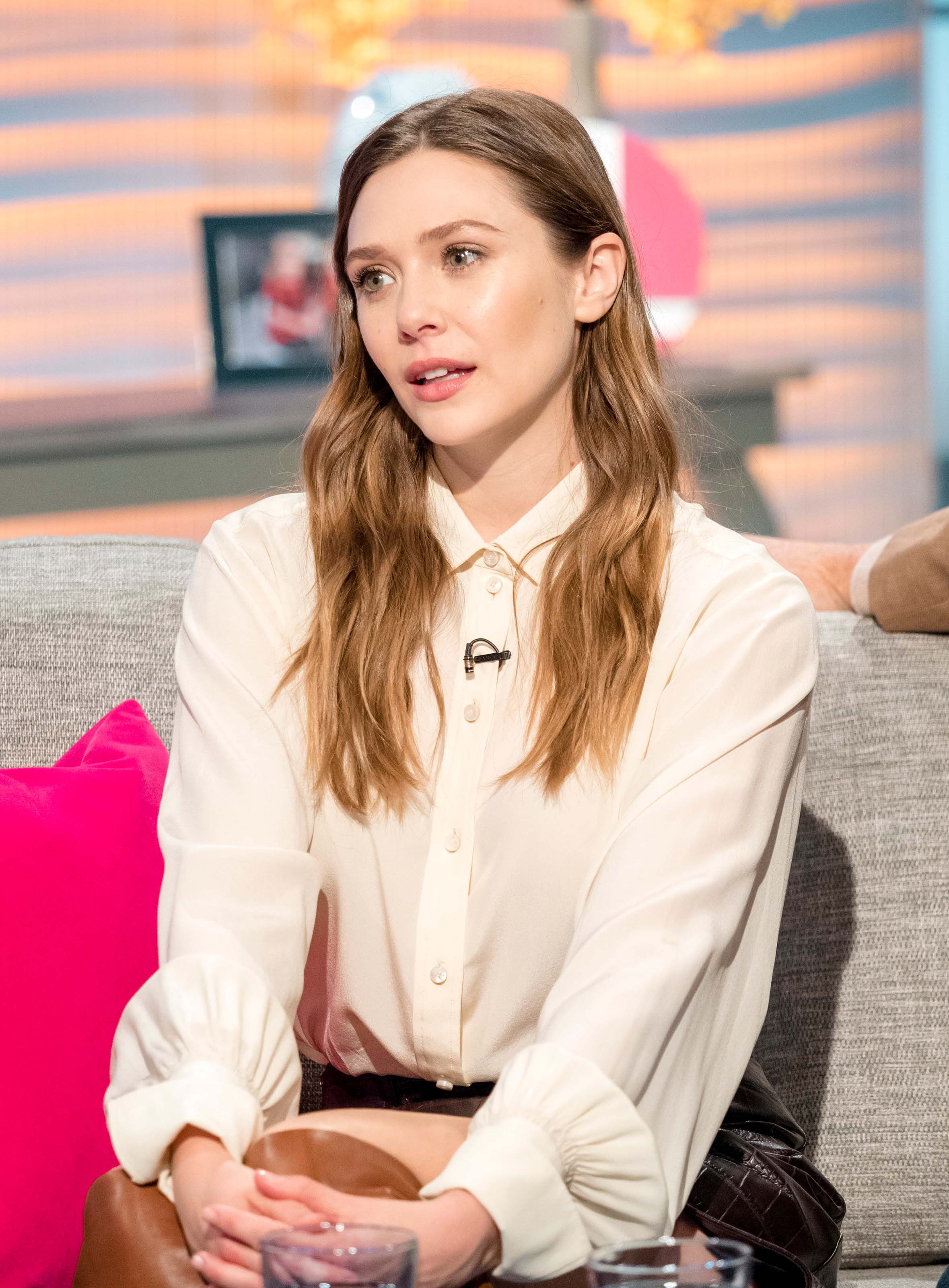 Elizabeth Olsen at Lorraine TV Show