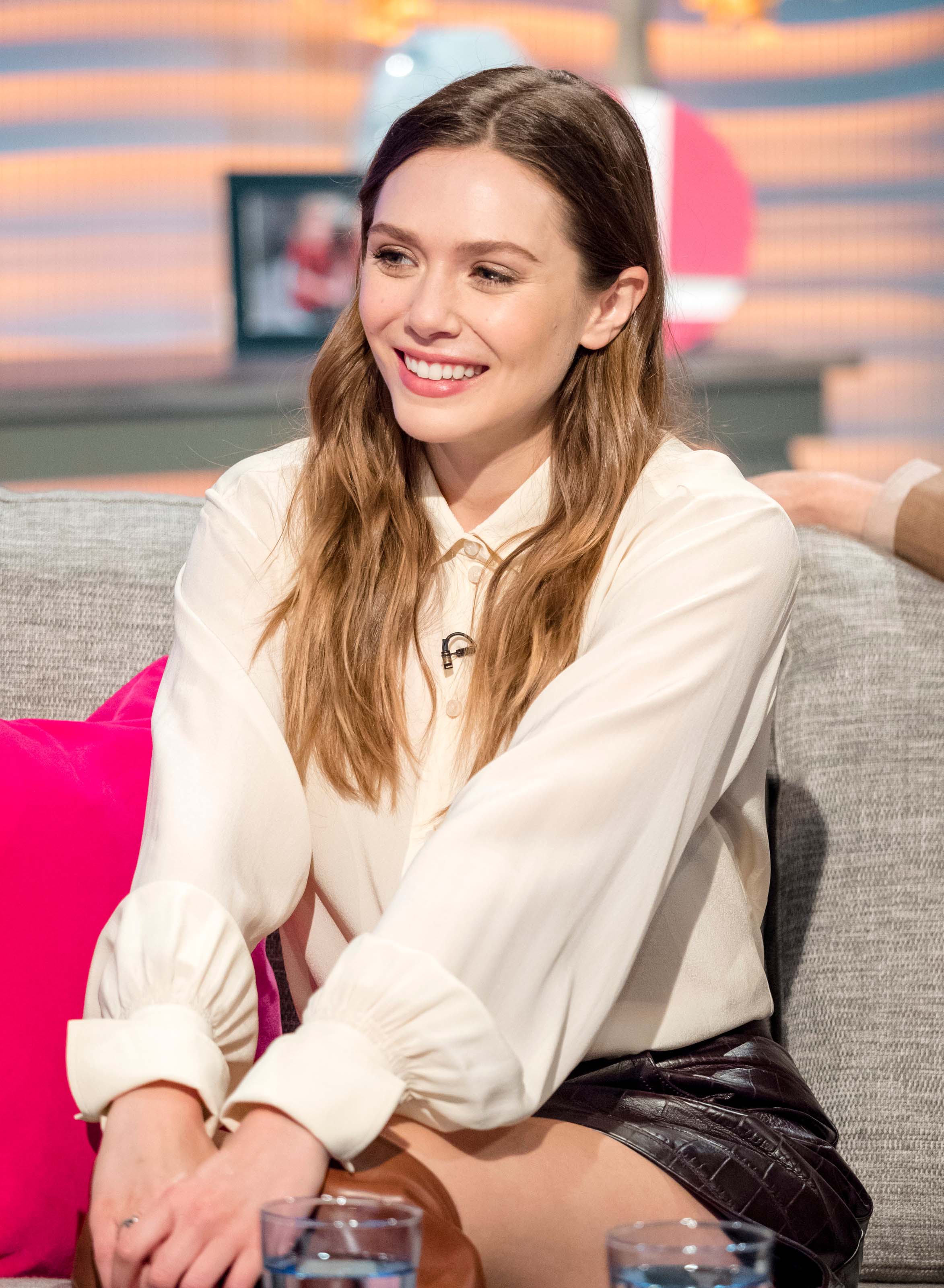 Elizabeth Olsen at Lorraine TV Show