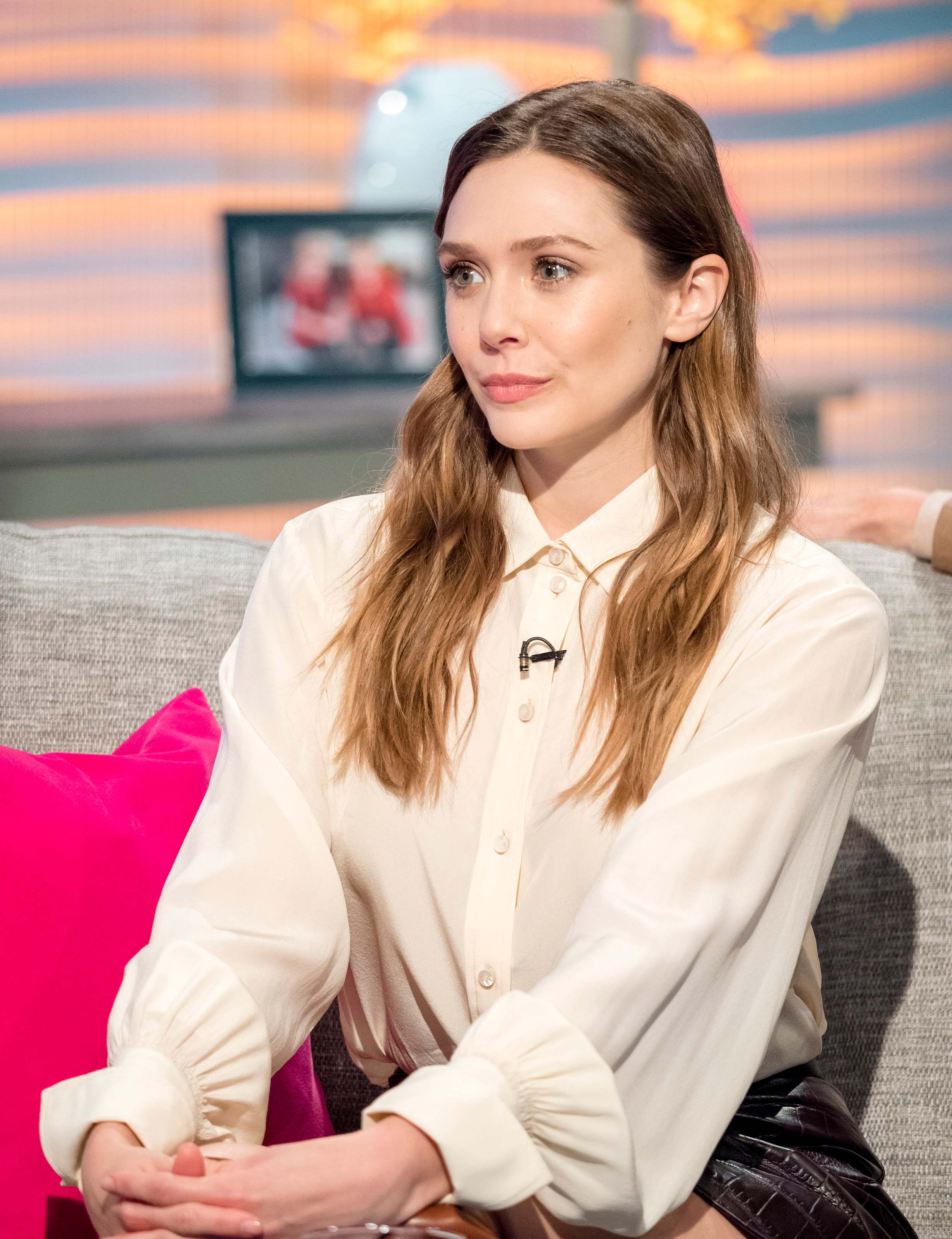 Elizabeth Olsen at Lorraine TV Show