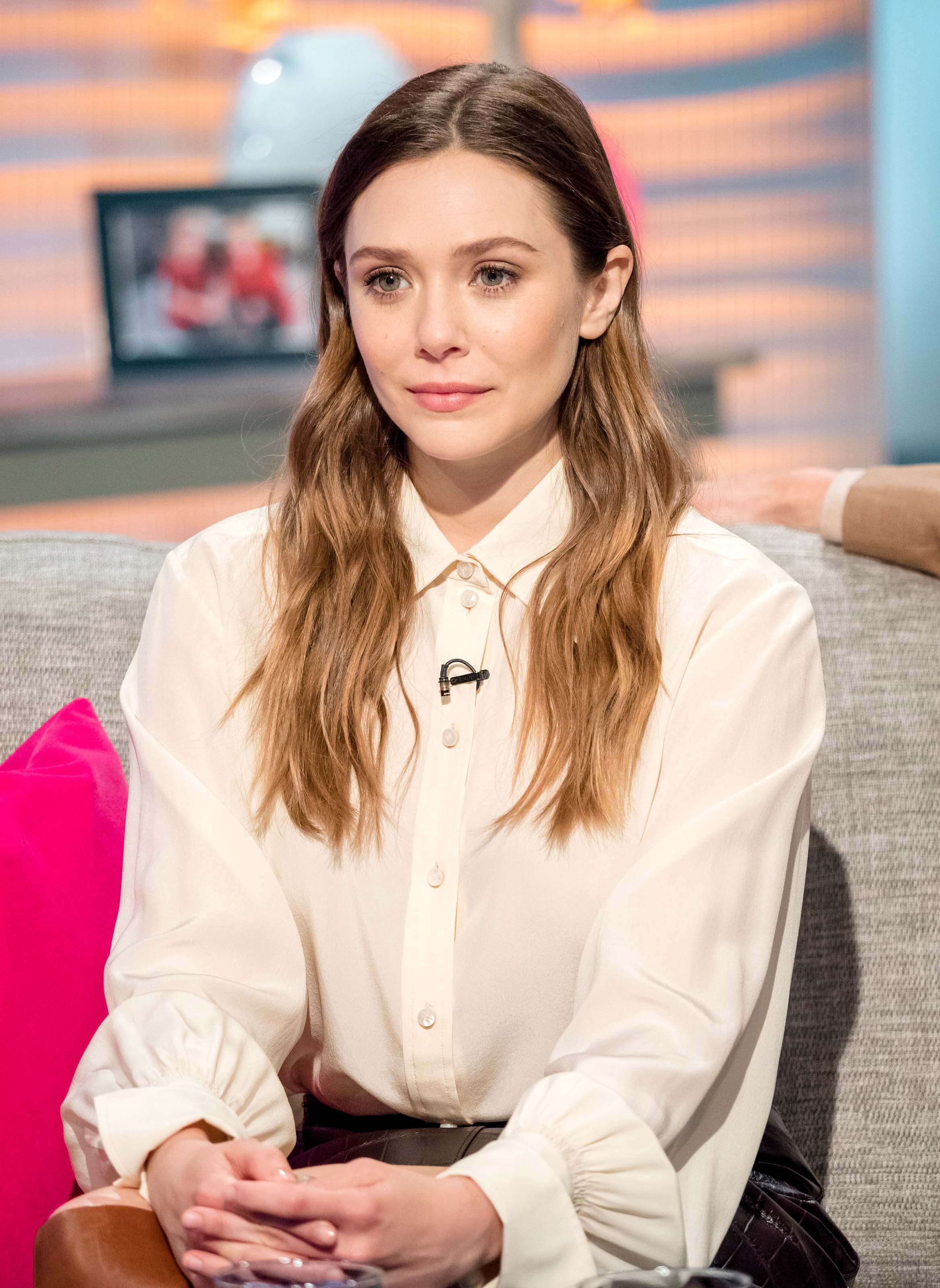 Elizabeth Olsen at Lorraine TV Show