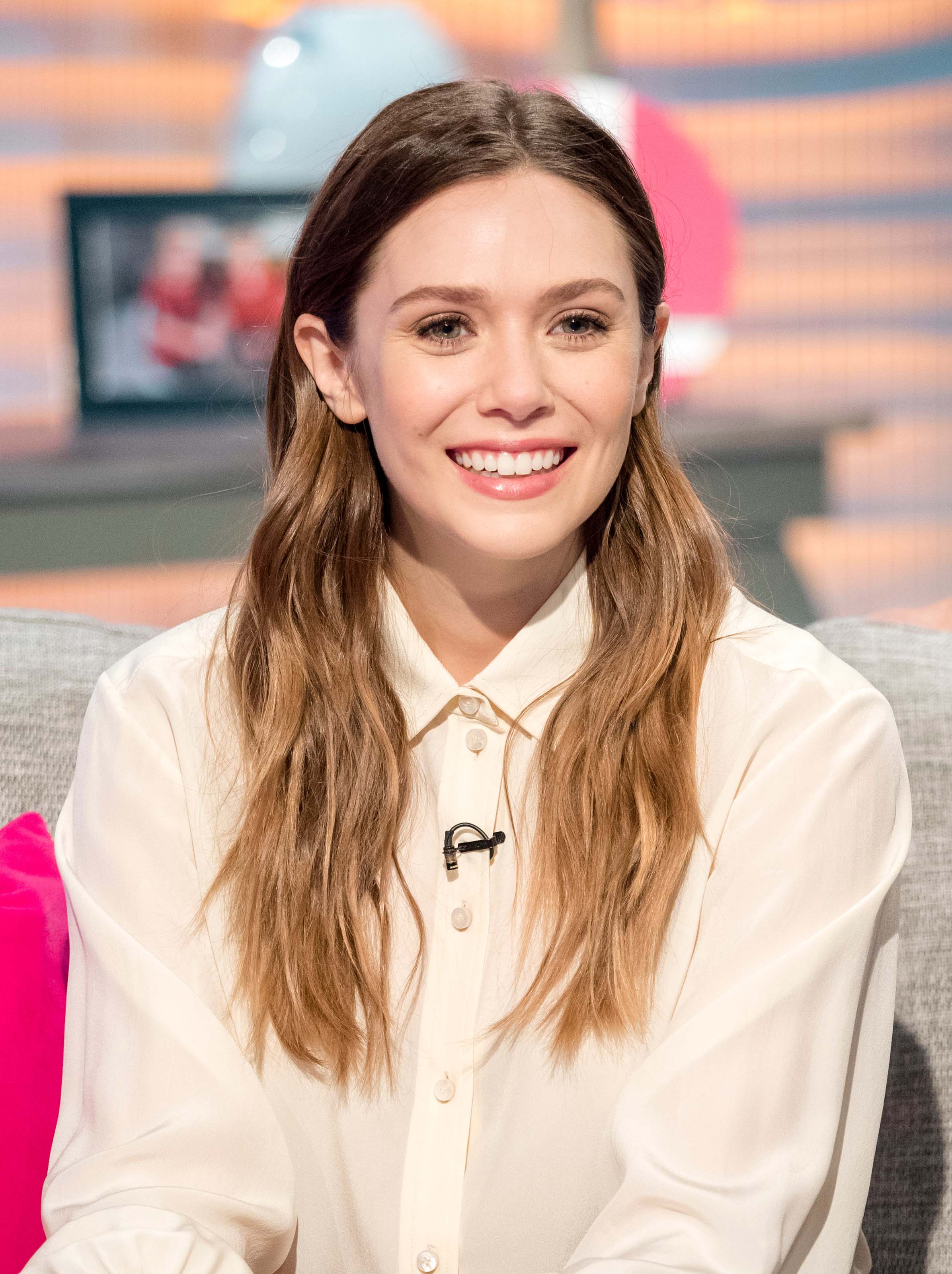 Elizabeth Olsen at Lorraine TV Show