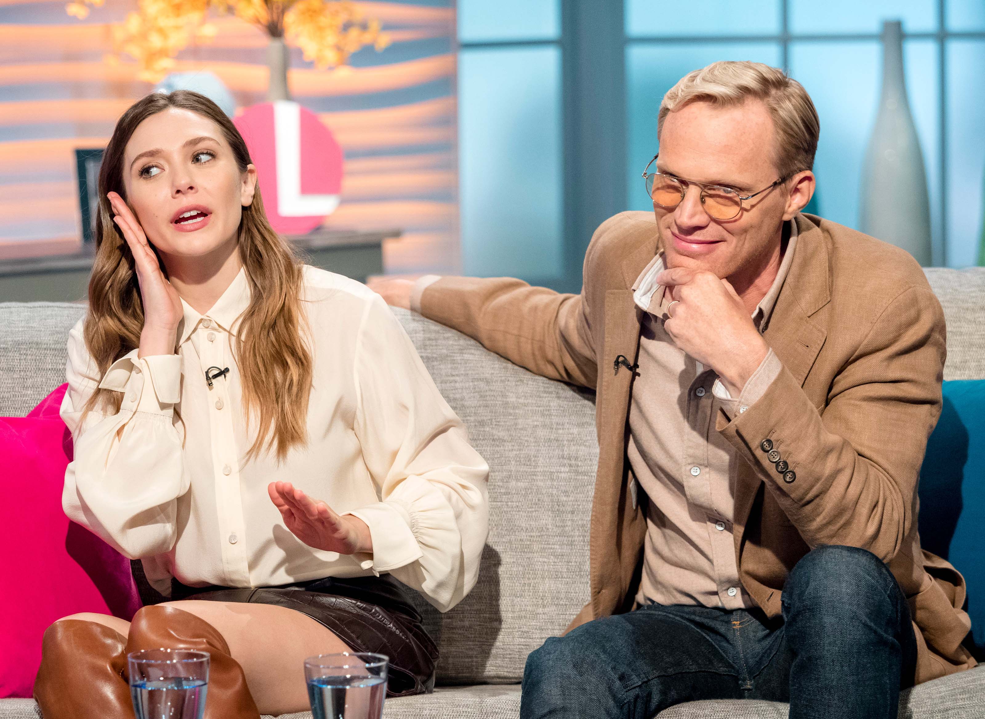 Elizabeth Olsen at Lorraine TV Show