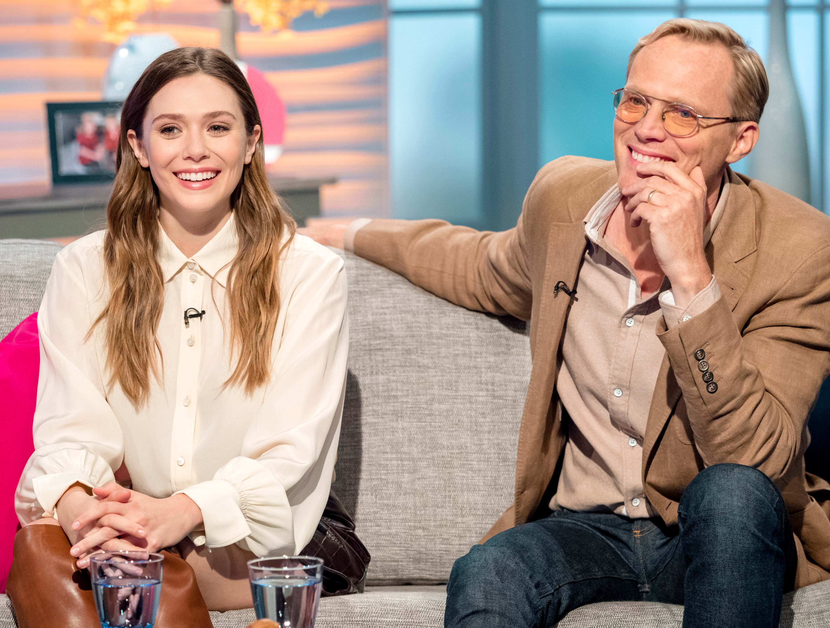 Elizabeth Olsen at Lorraine TV Show